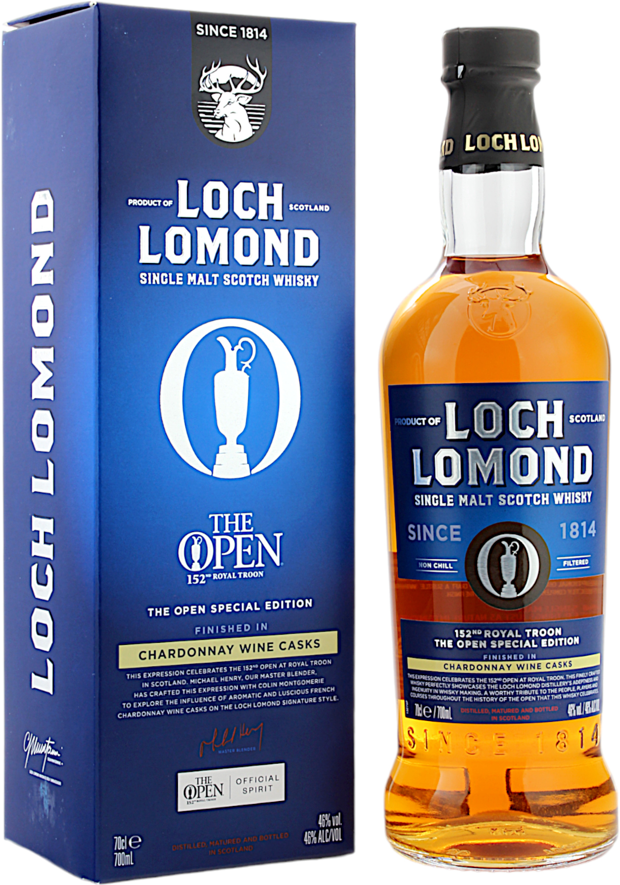 Loch Lomond The Open Edition Chardonnay Wine Cask Finish 2024 46.0% 0,7l