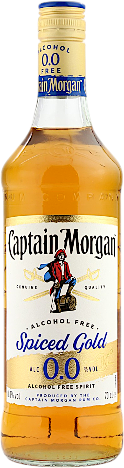 Captain Morgan Spiced Gold alkoholfrei 0.0% 0,7l