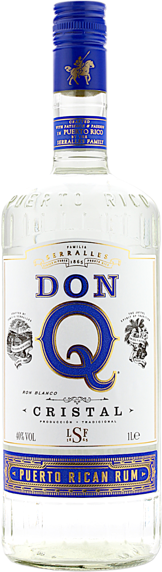 Don Q Rum Cristal 40.0% 1 Liter