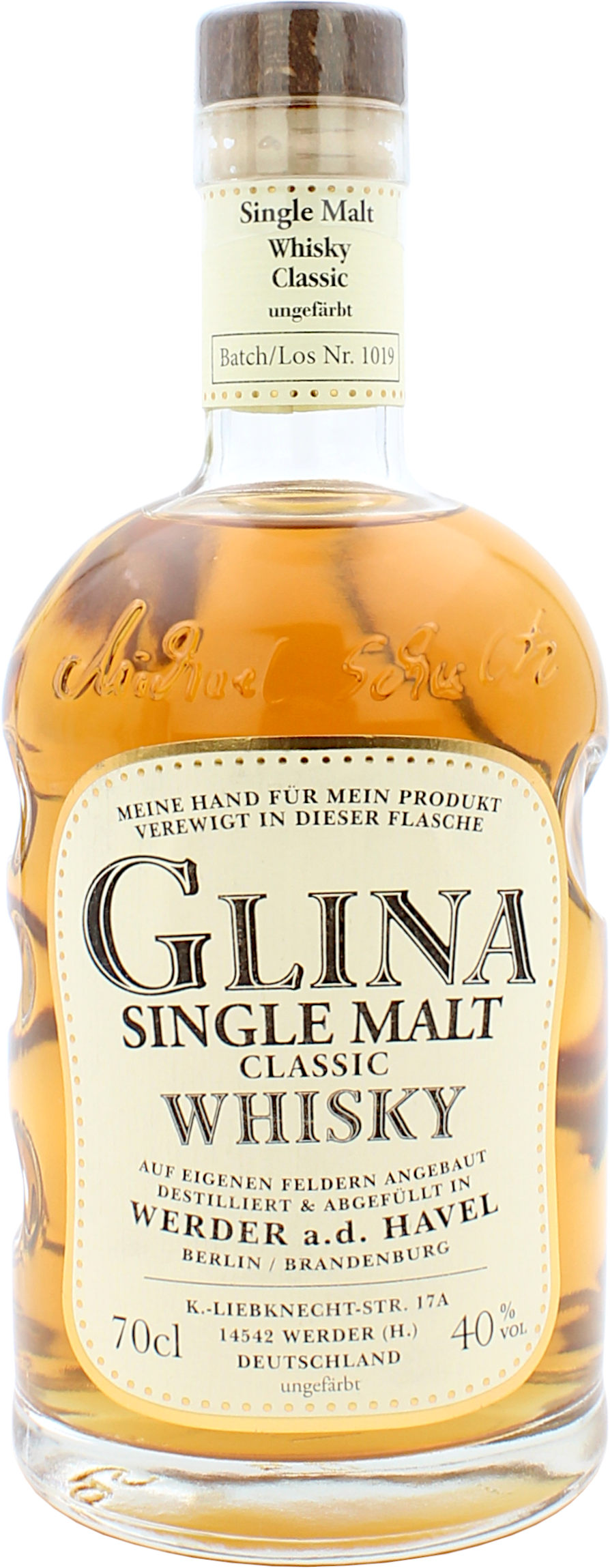 Glina Whisky Single Malt Classic 40.0% 0,7l
