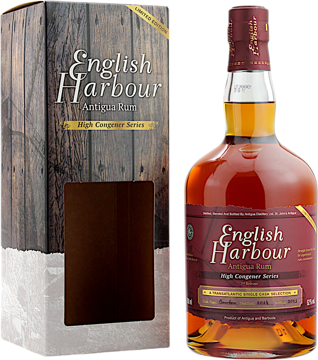 English Harbour 2014/2023 High Congener Series 2nd Release 62.0% 0,7l