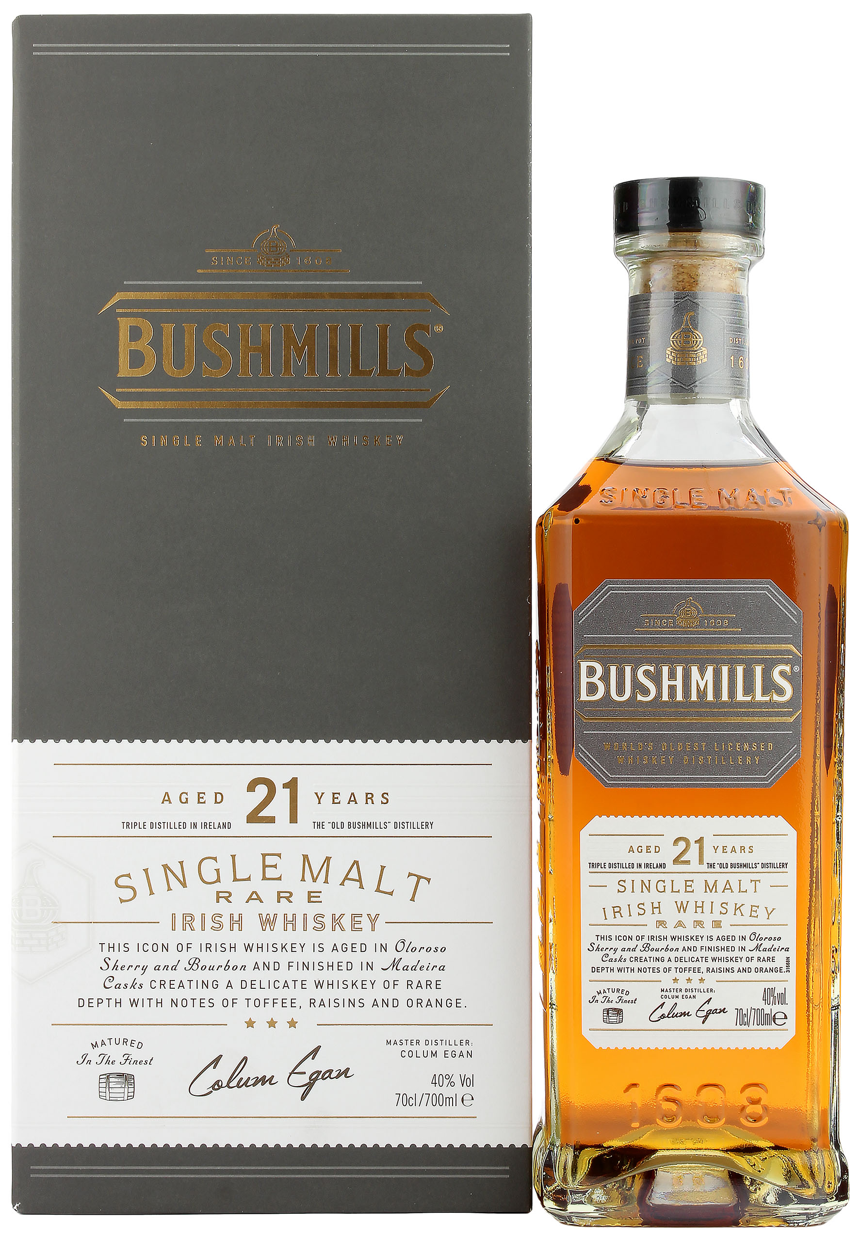 Bushmills Madeira Finish 21 Jahre 40.0% 0,7l