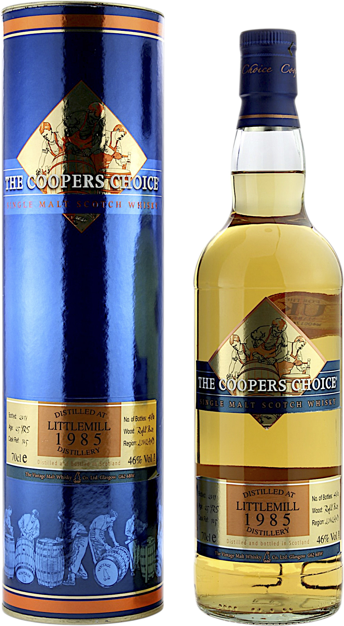 Littlemill 25 Jahre 1985/2011 Refill Butt 46.0% 0,7l