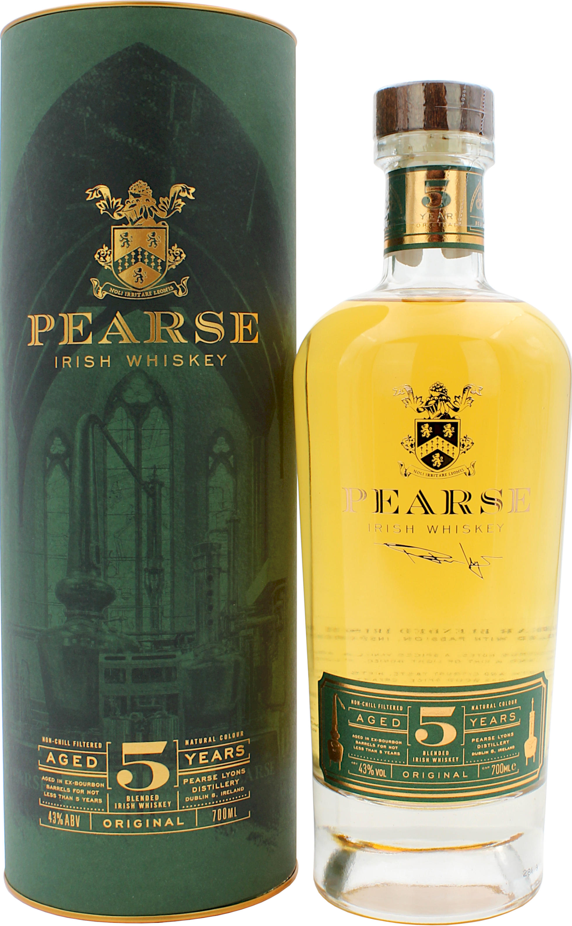 Pearse Lyons Original 5 Jahre Irish Whiskey 43.0% 0,7l