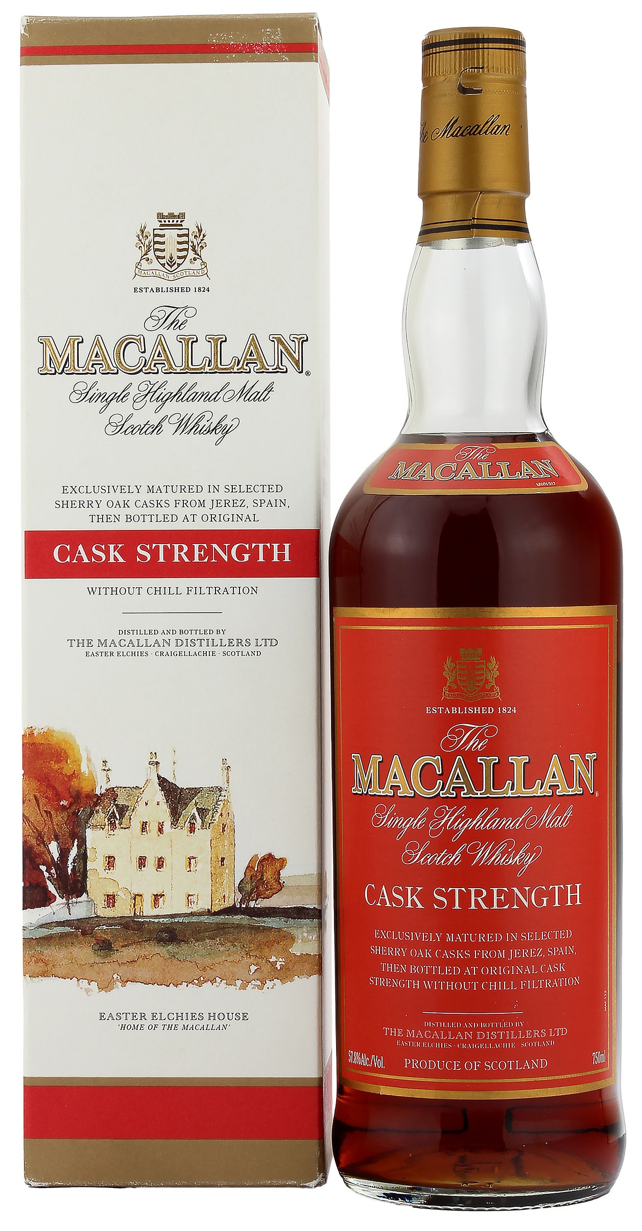 Macallan Cask Strength Red Label US Version 57.8% 0,75l