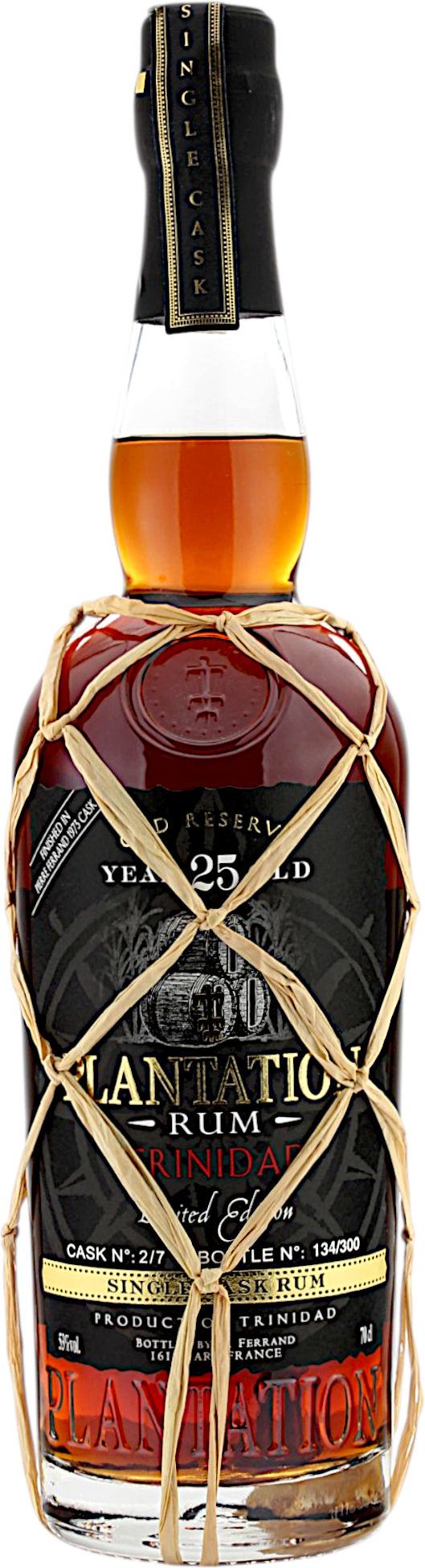 Plantation 25 Jahre Old Reserve Trinidad Cask N° 2/7 Single Cask Collection 53.0% 0,7l