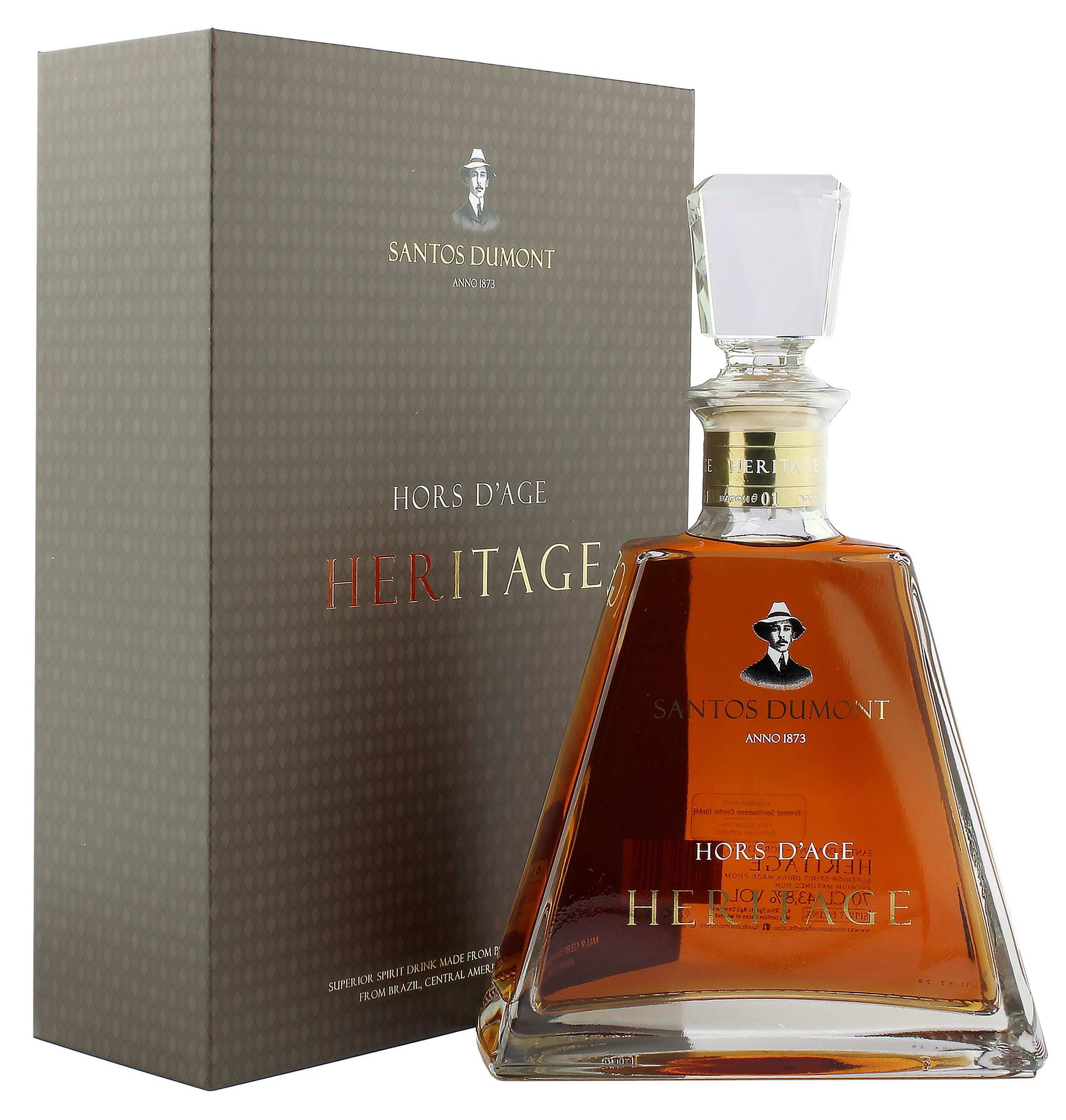 Santos Dumont Heritage Hors D'Age 43.8% 0,7l