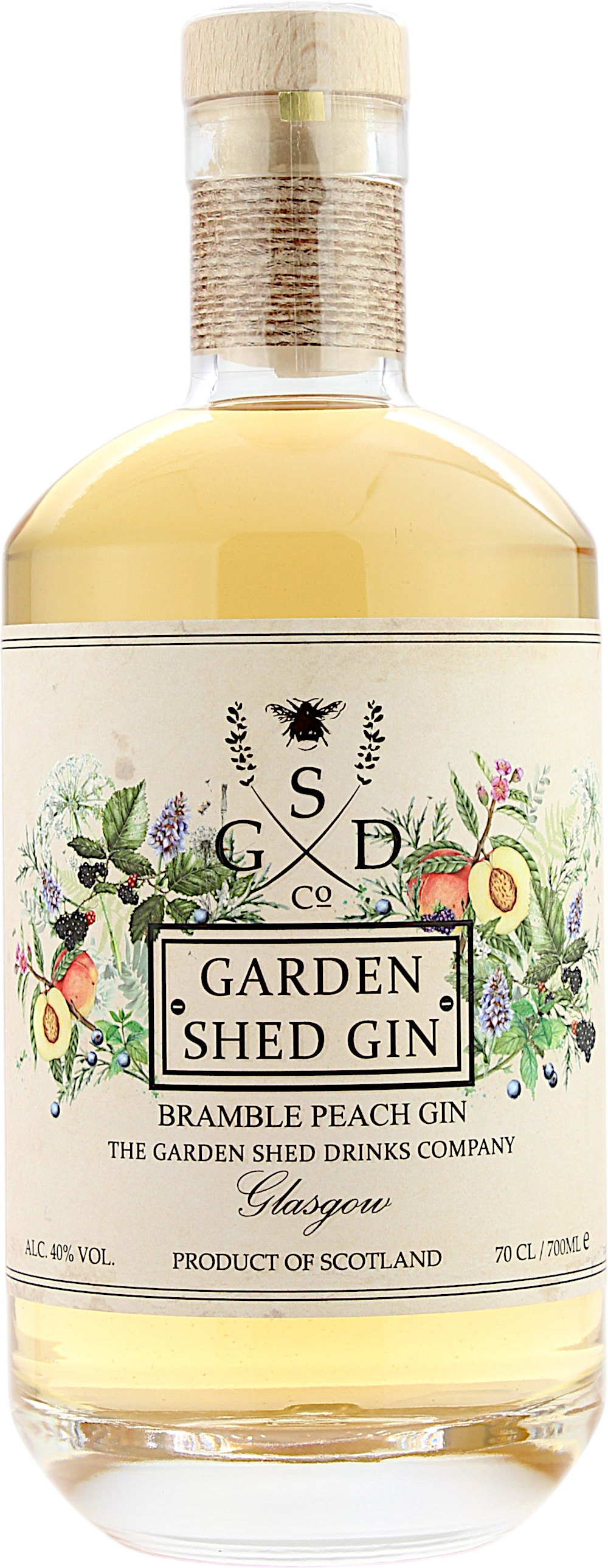 Garden Shed Bramble Peach Gin 40.0% 0,7l