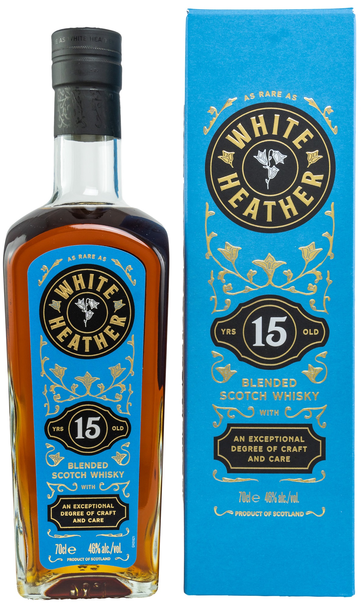 White Heather 15 Jahre Blended Scotch Whisky Billy Walker 46.0% 0,7l