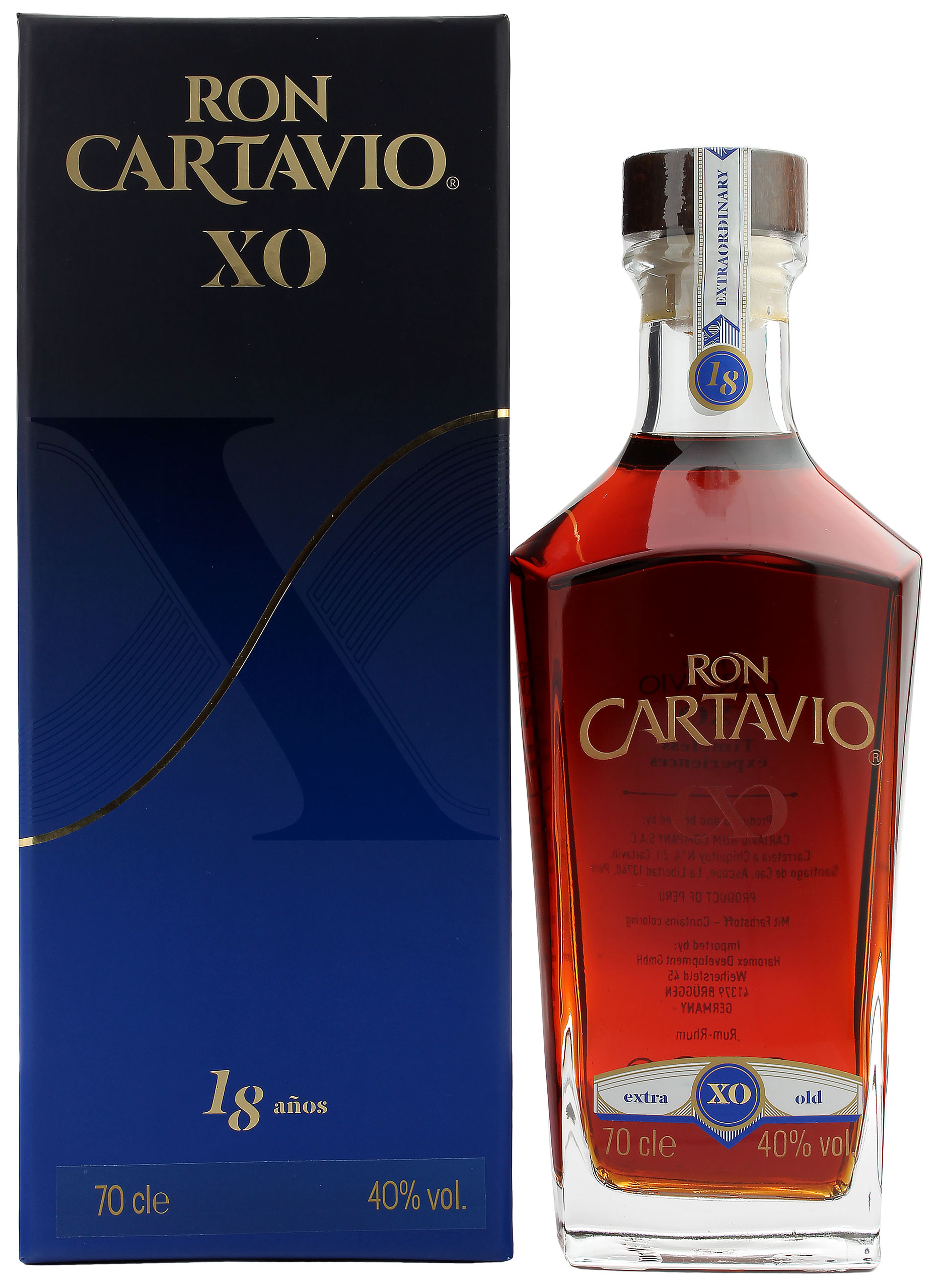 Ron Cartavio XO 18 Jahre 40.0% 0,7l