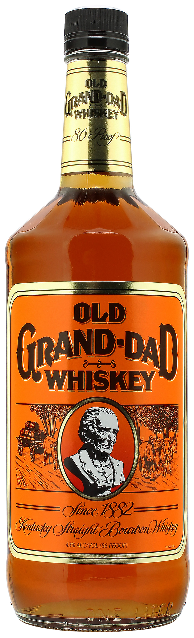 Old Grand Dad 86 Proof 43.0% 1 Liter