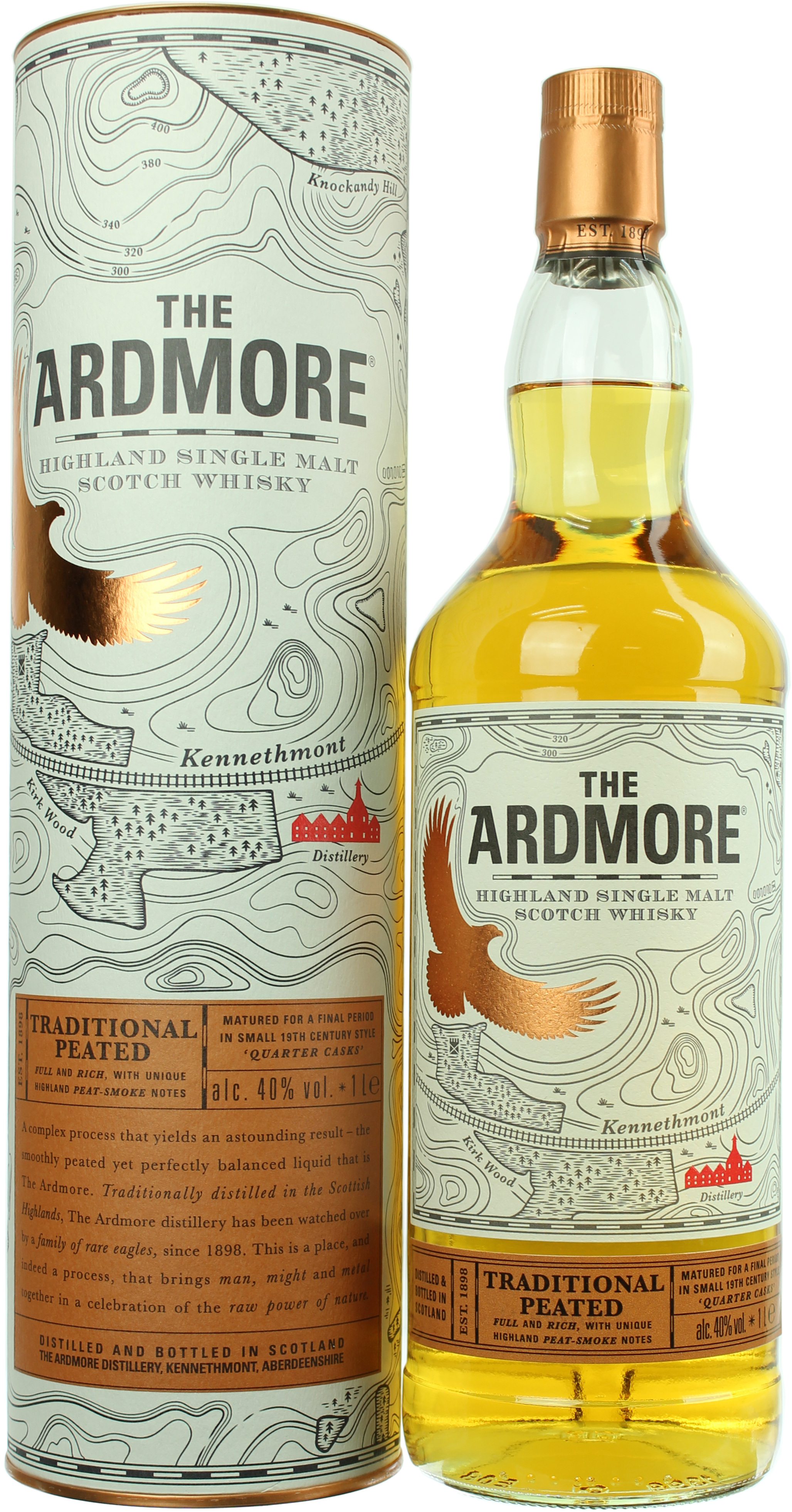 Ardmore Traditional Peated 40.0% 1 Liter
