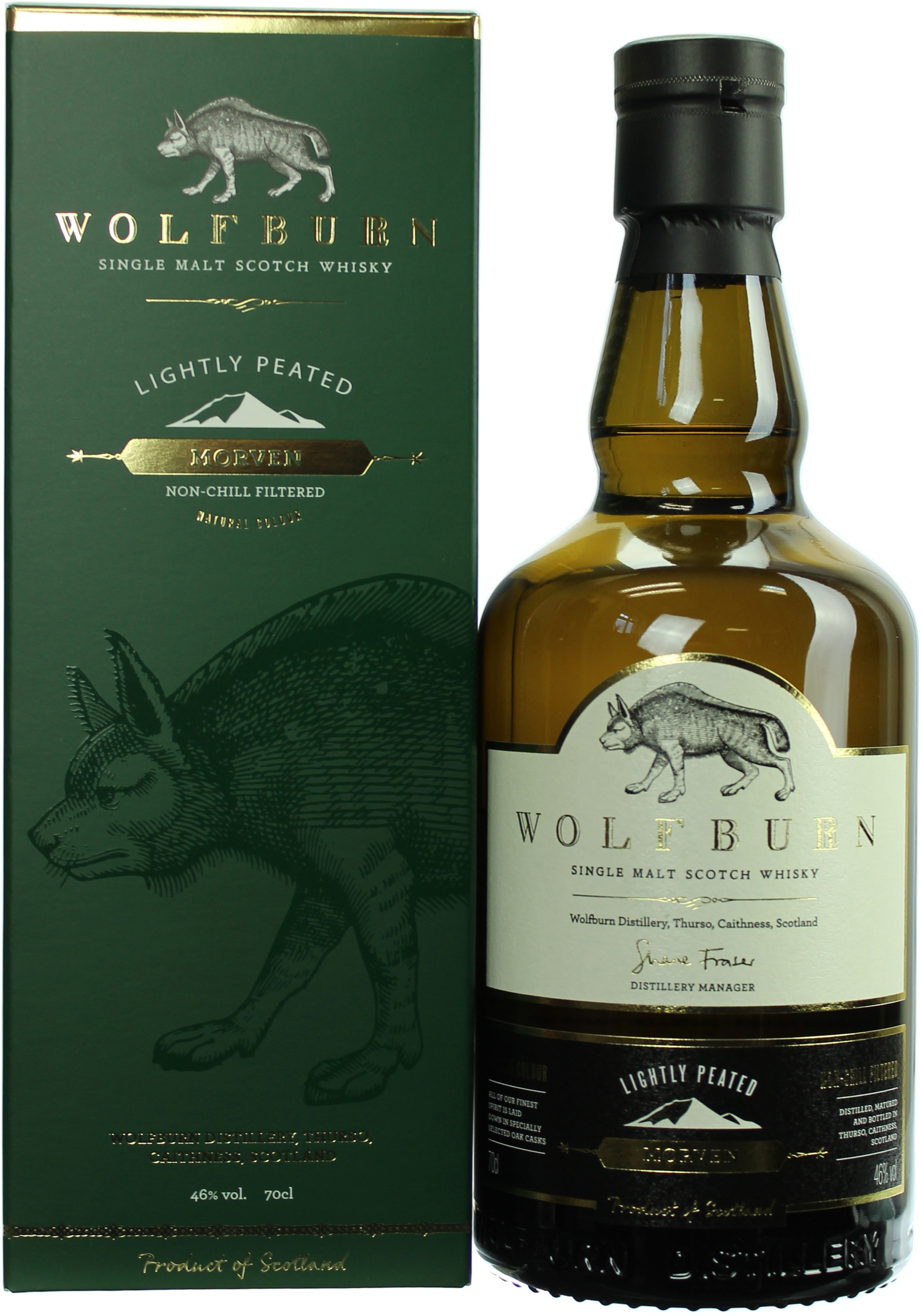 Wolfburn Morven Lightly Peated 46.0% 0,7l