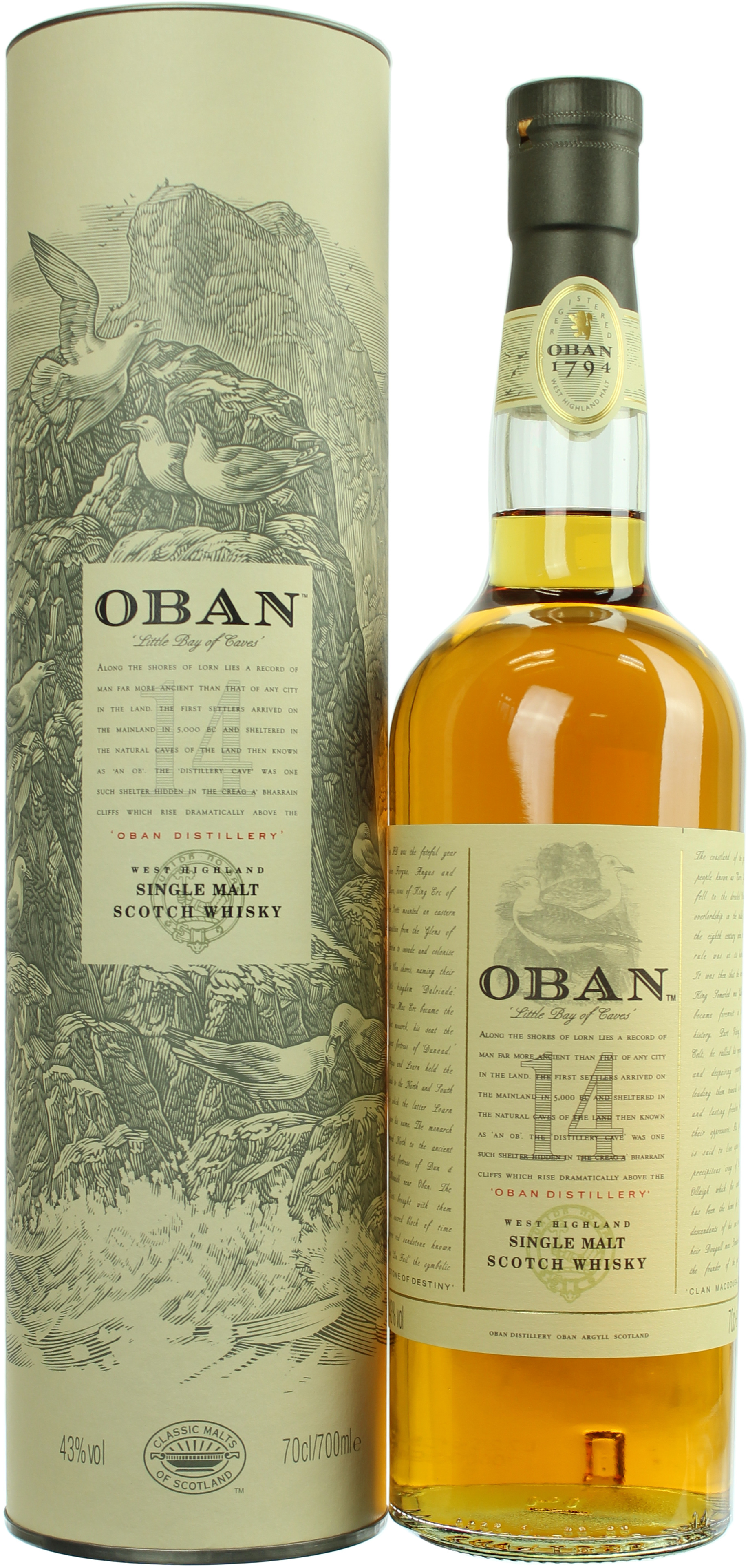 Oban 14 Jahre 43.0% 0,7l