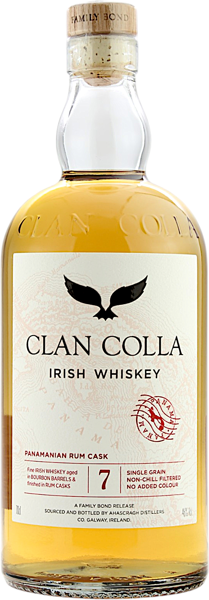 Clan Colla 7 Jahre Panamanian Rum Cask Irish Whiskey 46.0% 0,7l