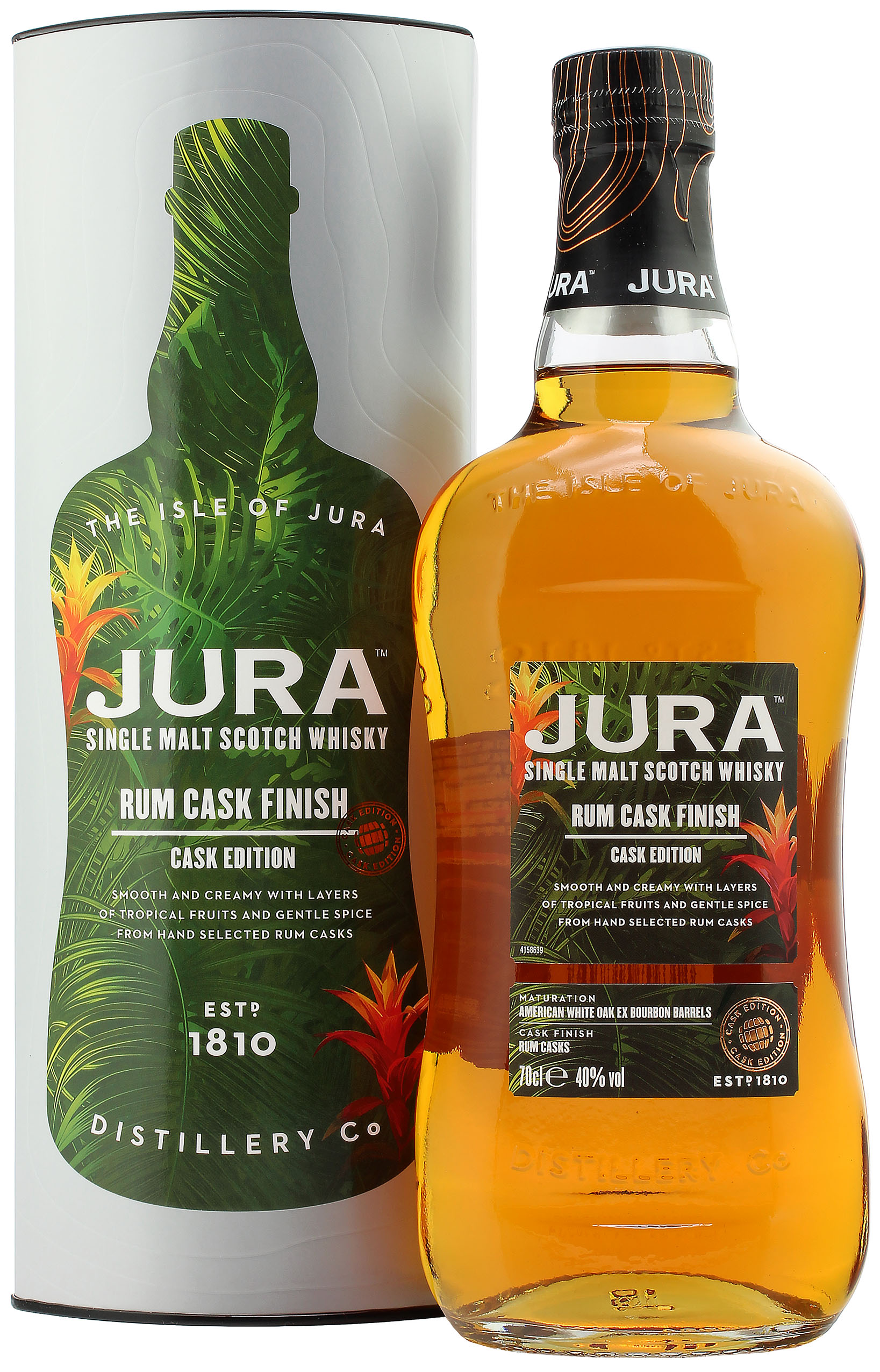 Jura Rum Cask Finish Cask Edition 40.0% 0,7l
