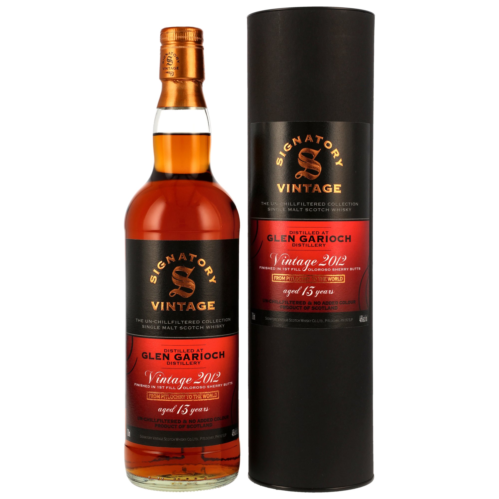 Glen Garioch 13 Jahre 2012/2026 Oloroso Cask Finish Signatory Un-Chillfiltered 46.0% 0,7l