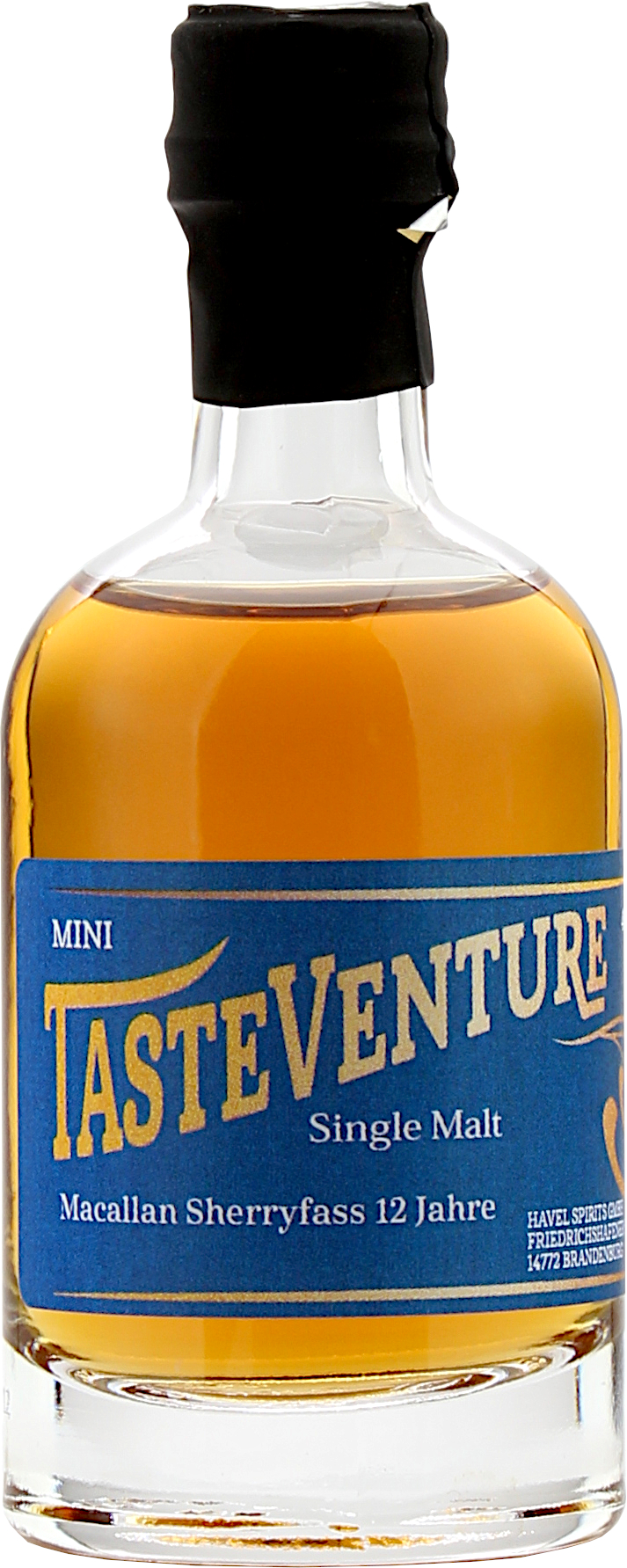 Miniatur Macallan Sherryfass 12 Jahre neues Design 2025 Tasteventure 40.0% 0,05l