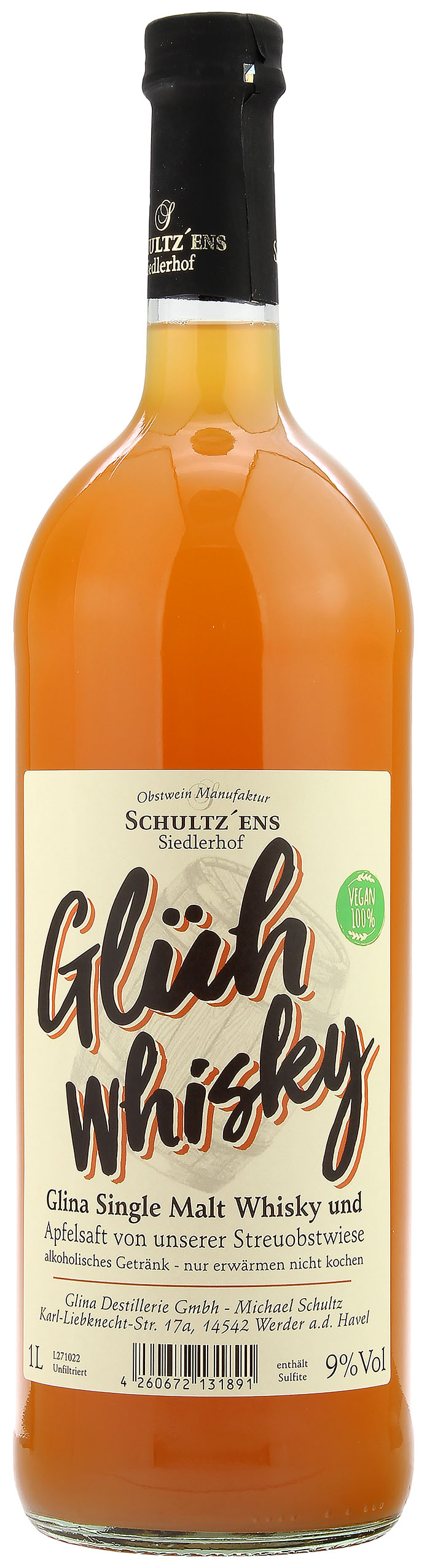Glina Glüh Whisky 9.0% 1 Liter