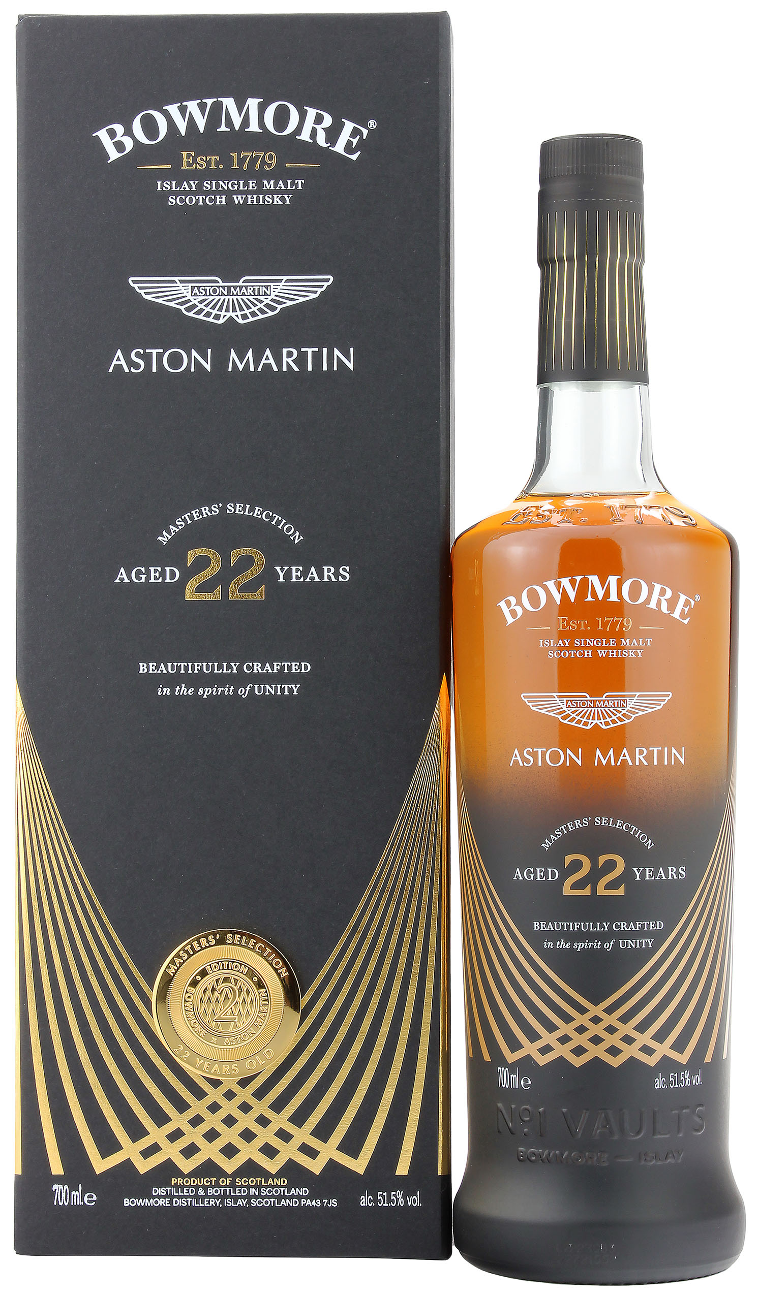 Bowmore 22 Jahre Aston Martin Master's Selection 2022 51.5% 0,7l