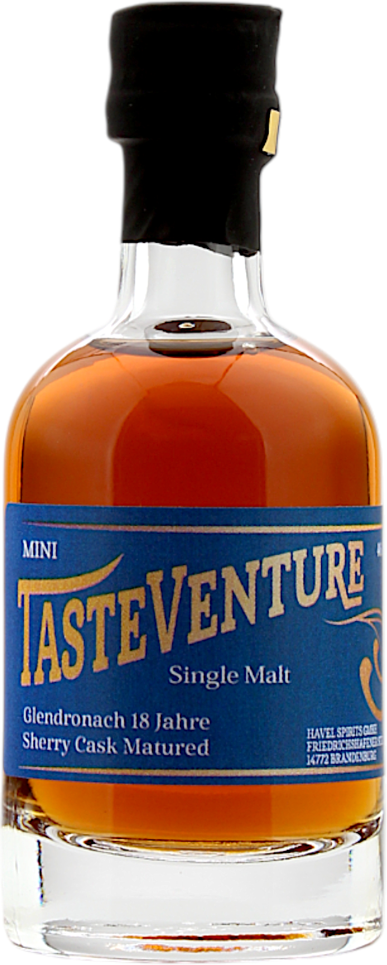 Miniatur Glendronach 18 Jahre Sherry Cask Matured Tasteventure 46.0% 0,05l