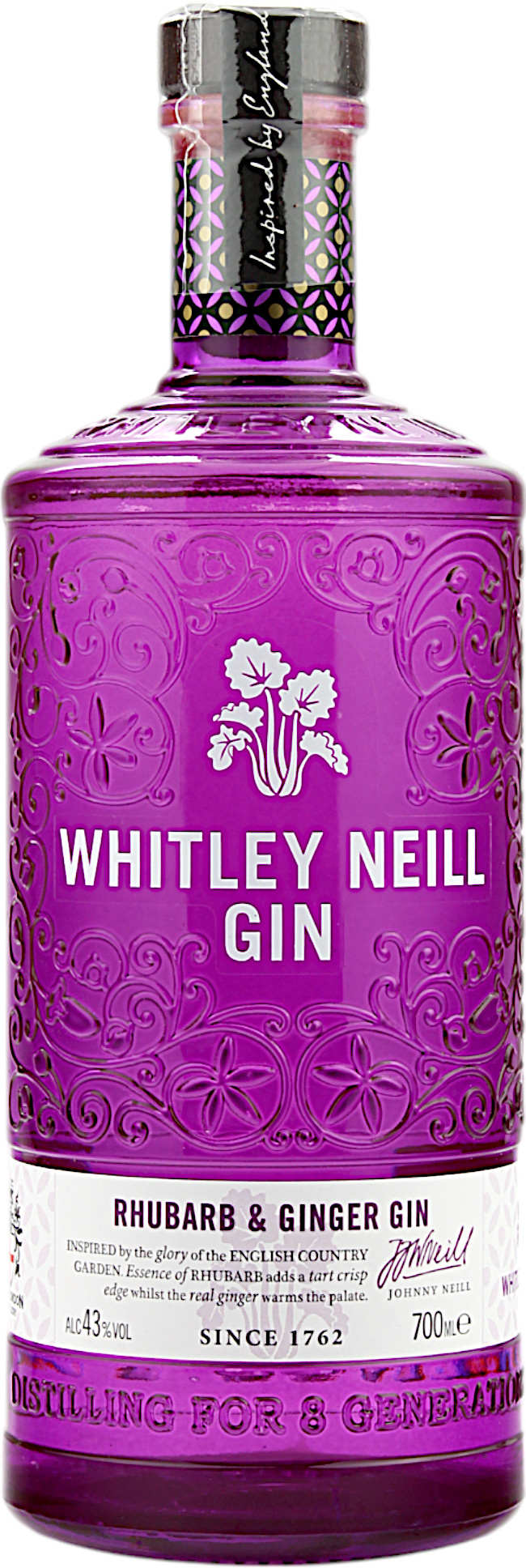Whitley Neill Rhubarb & Ginger Gin 43.0% 0,7l