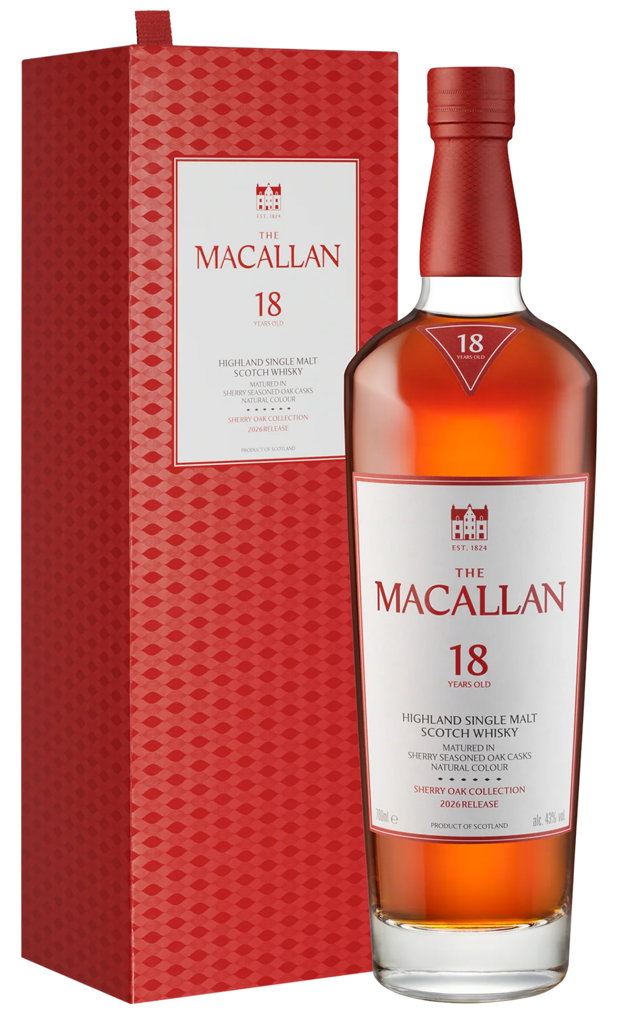 Macallan 18 Jahre Sherry Oak Collection Release 2026 43.0% 0,7l