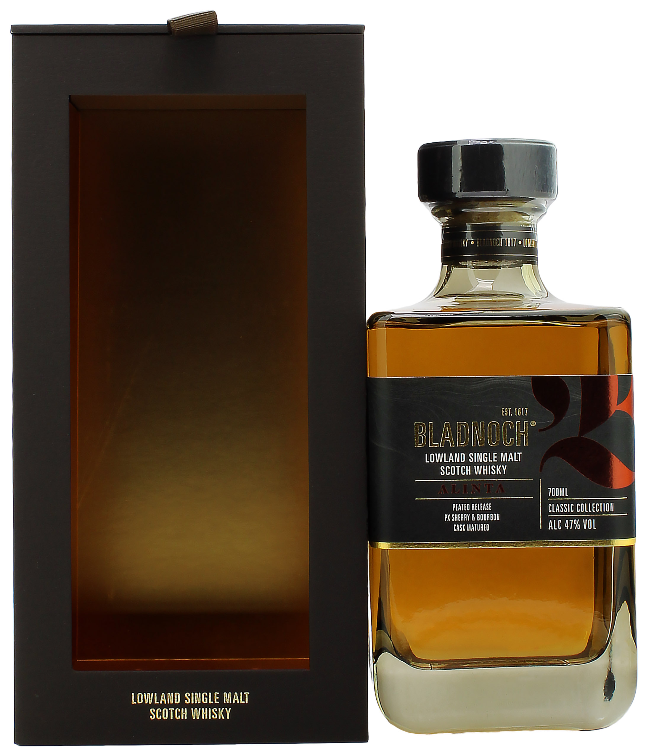 Bladnoch Alinta Peated PX Sherry and Bourbon Cask 47.0% 0,7l