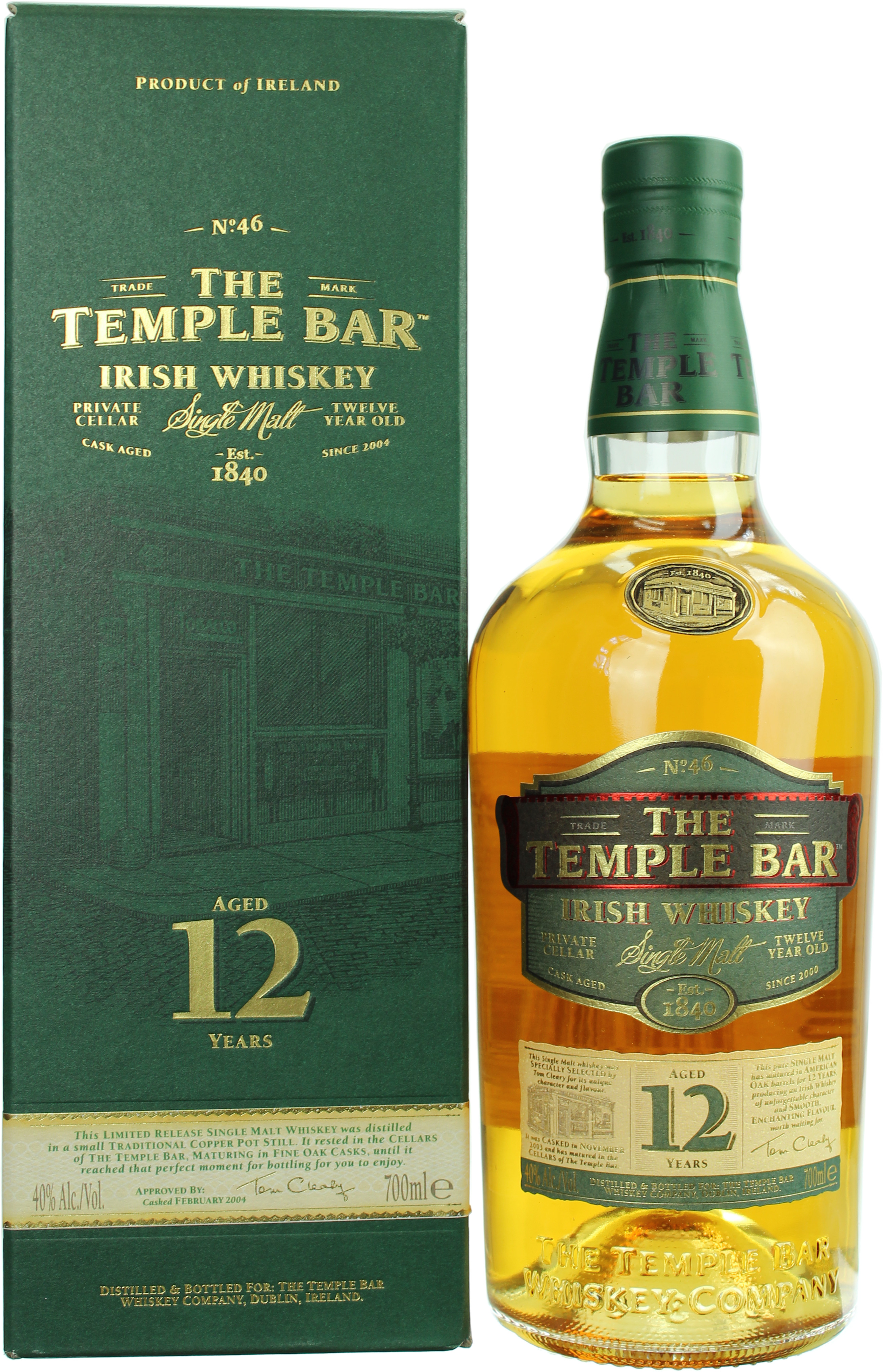 The Temple Bar 12 Jahre 40.0% 0,7l