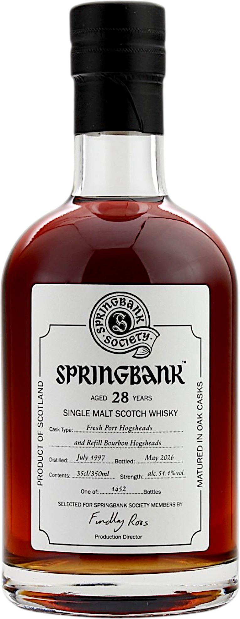 Springbank 28 Jahre 1997/2026 Society Bottling 51.1% 0,35l