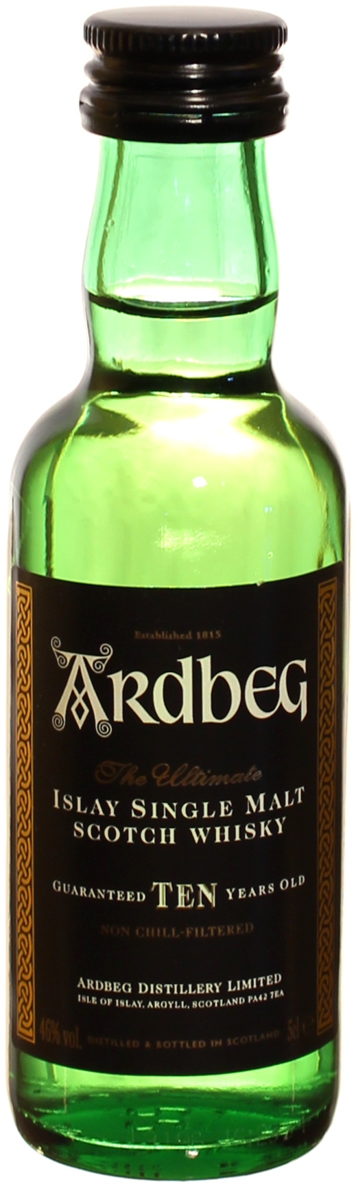 Miniatur Ardbeg Ten 46.0% 0,05l