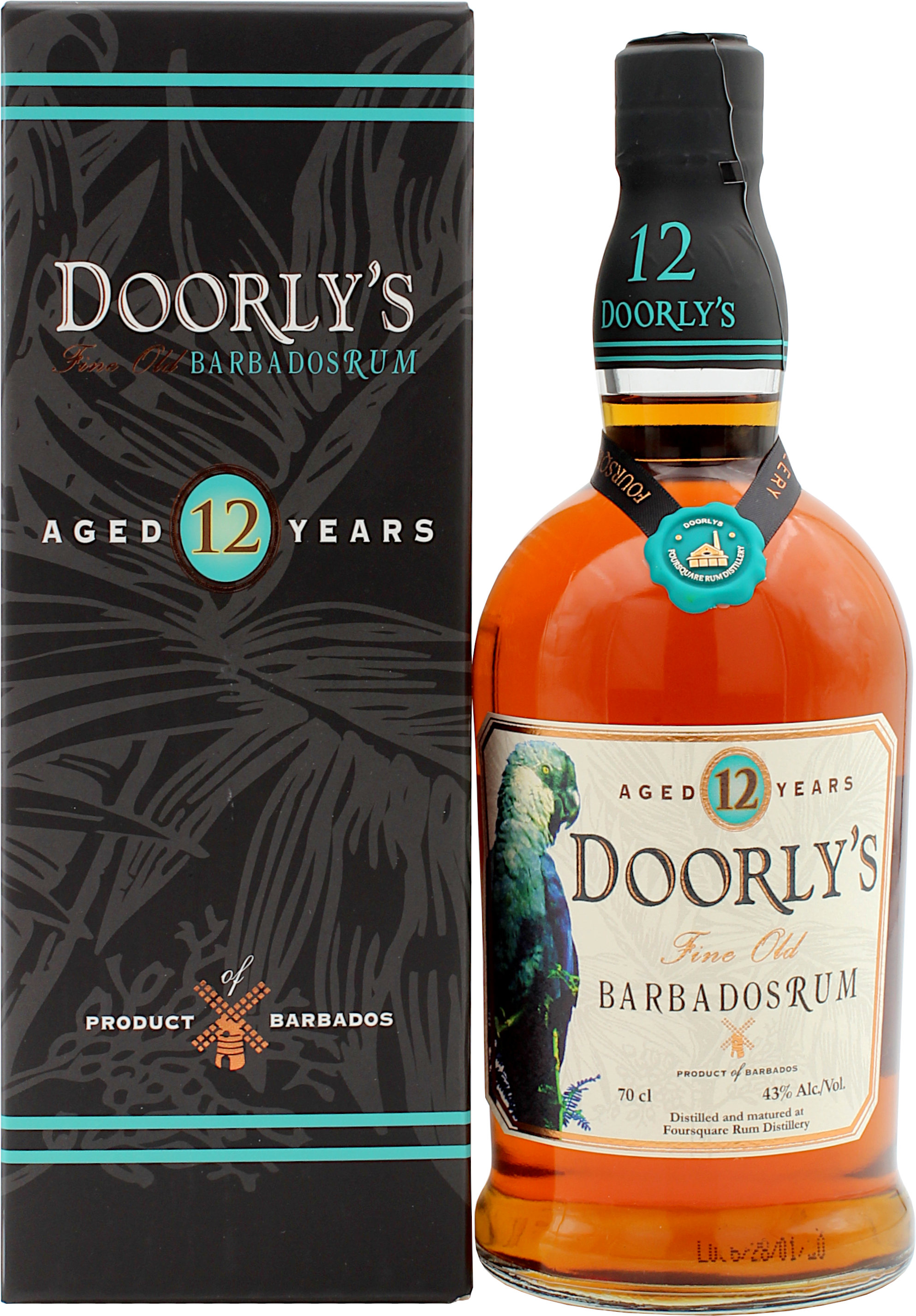 Doorly's 12 Jahre Gold Rum 43.0% 0,7l
