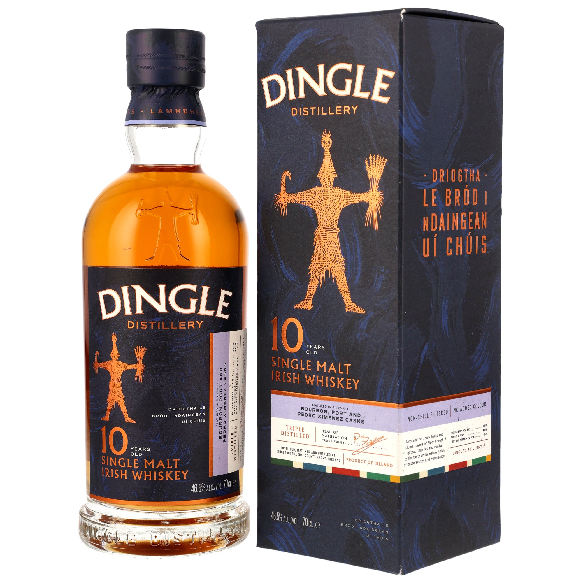 Dingle 10 Jahre Bourbon / Port / PX Casks 46.5% 0,7l