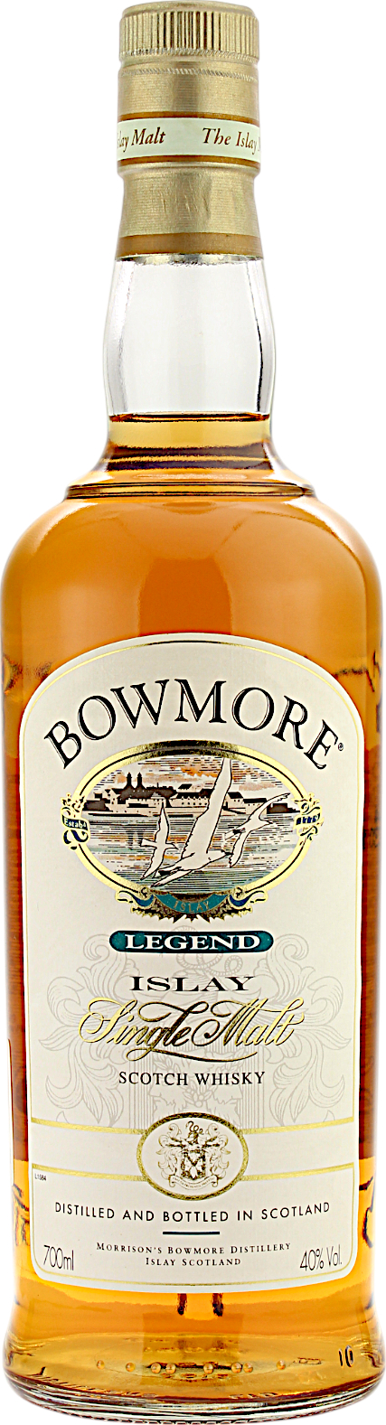 Bowmore Legend 2004 White Stripe on Capsule 40.0% 0,7l