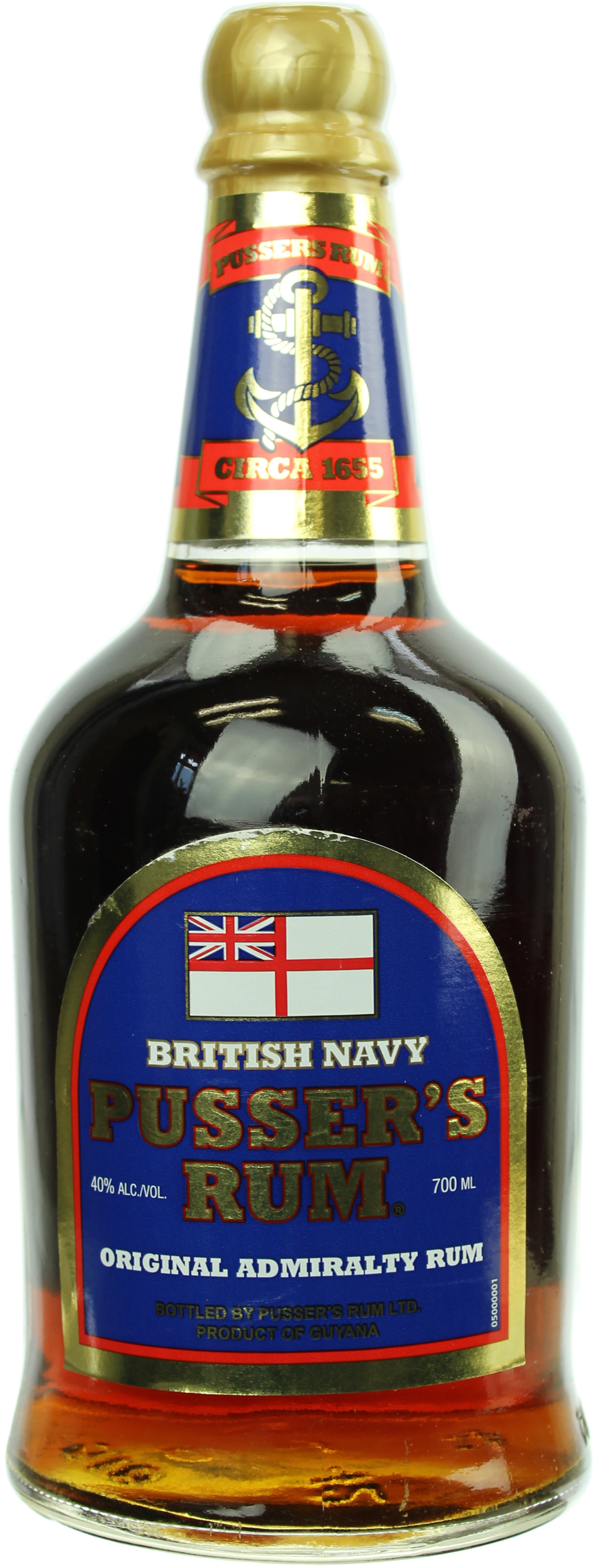 Pusser's British Navy Rum 40.0% 0,7l