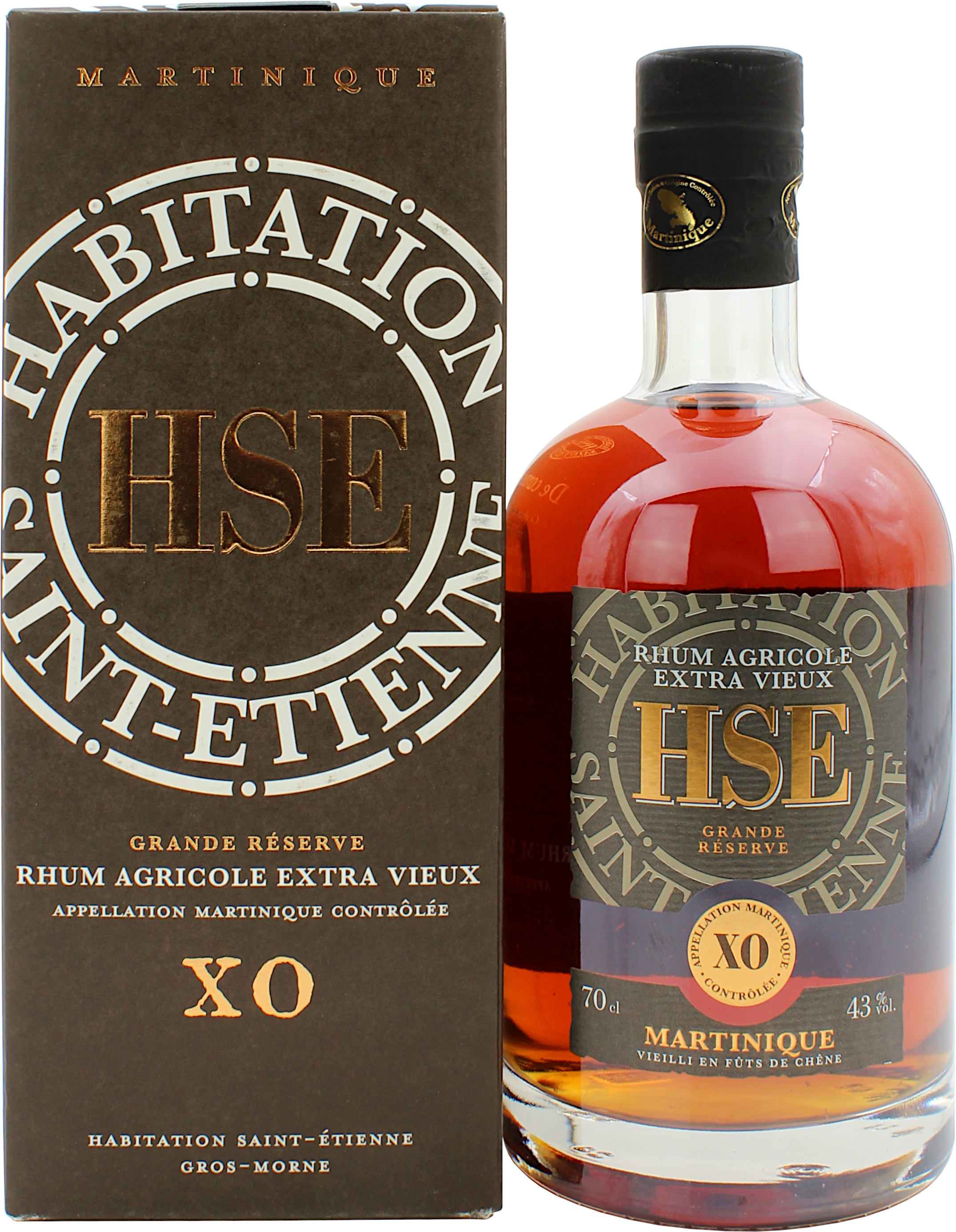 H.S.E. Rhum Agricole Extra Vieux XO 43.0% 0,7l