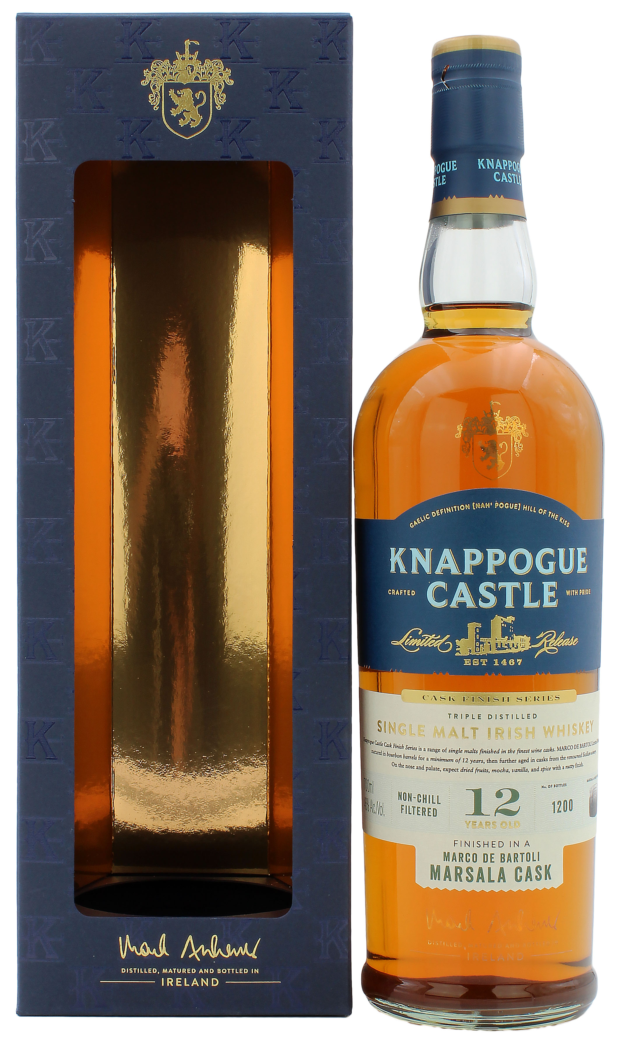 Knappogue Castle 12 Jahre Marsala Cask Finish 46.0% 0,7l