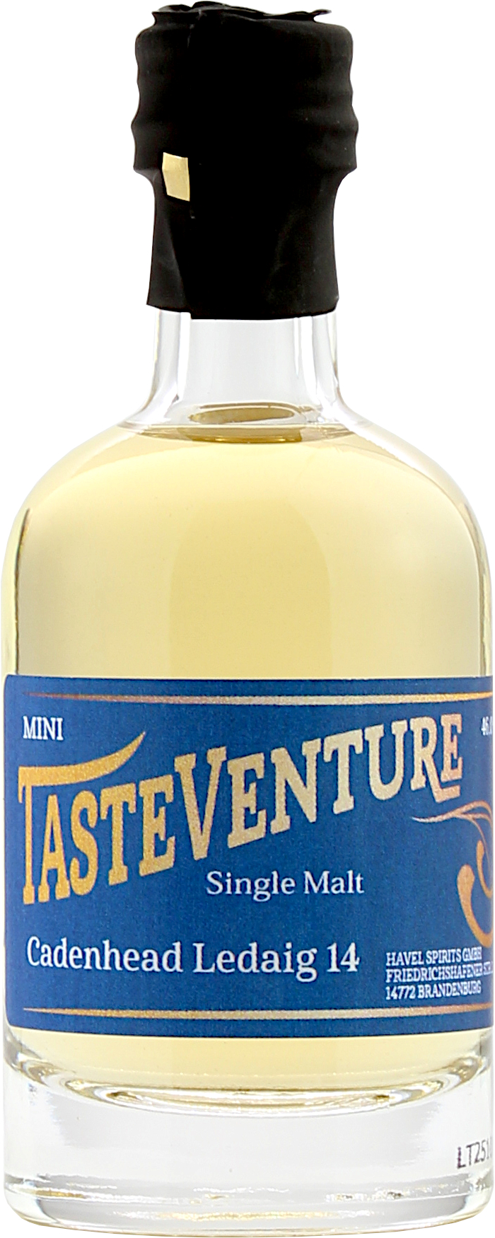 Miniatur Ledaig 14 Jahre Cadenhead's Tasteventure 46.0% 0,05l