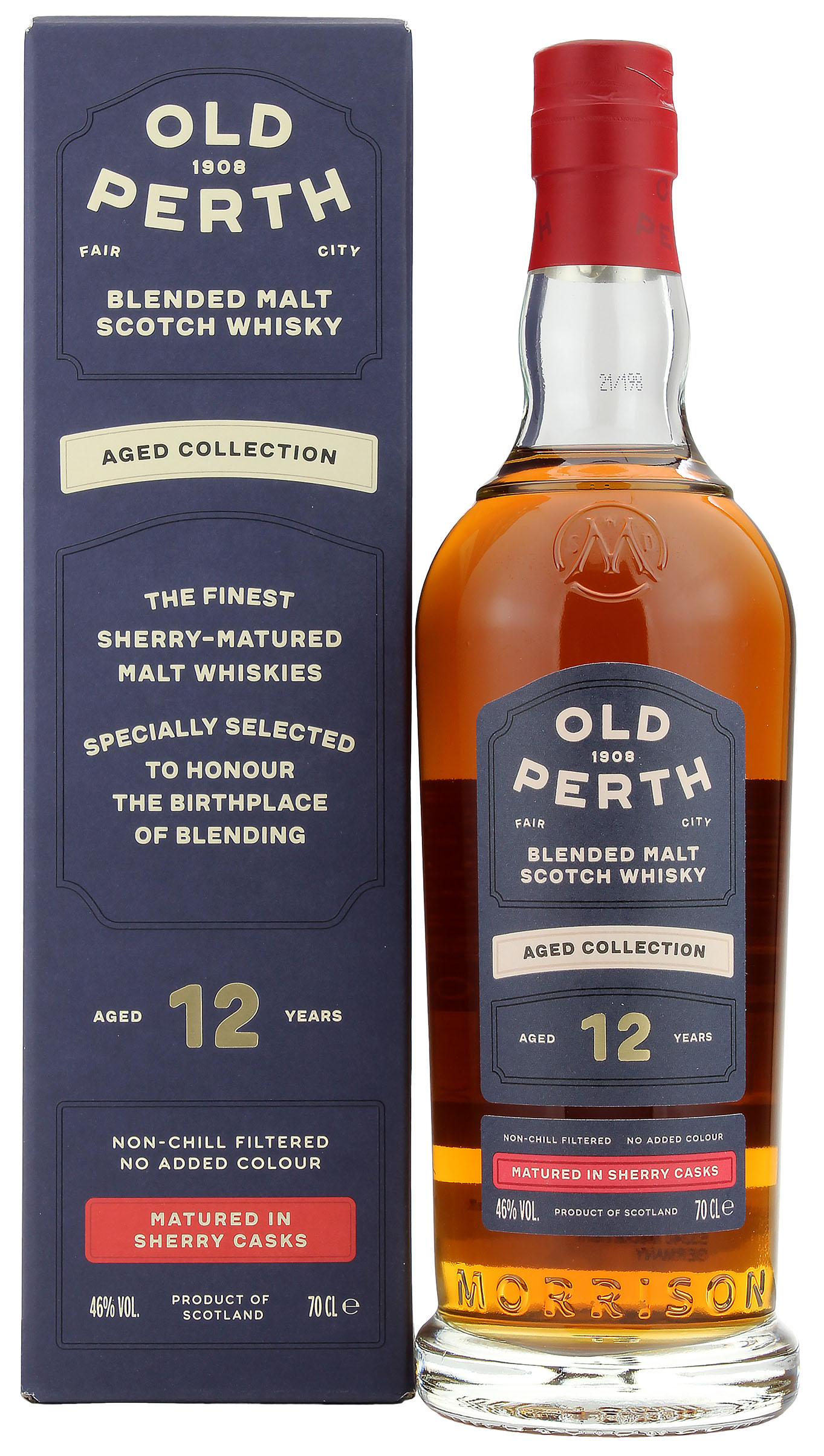 Old Perth 12 Jahre Blended Malt Sherry Casks 46.0% 0,7l