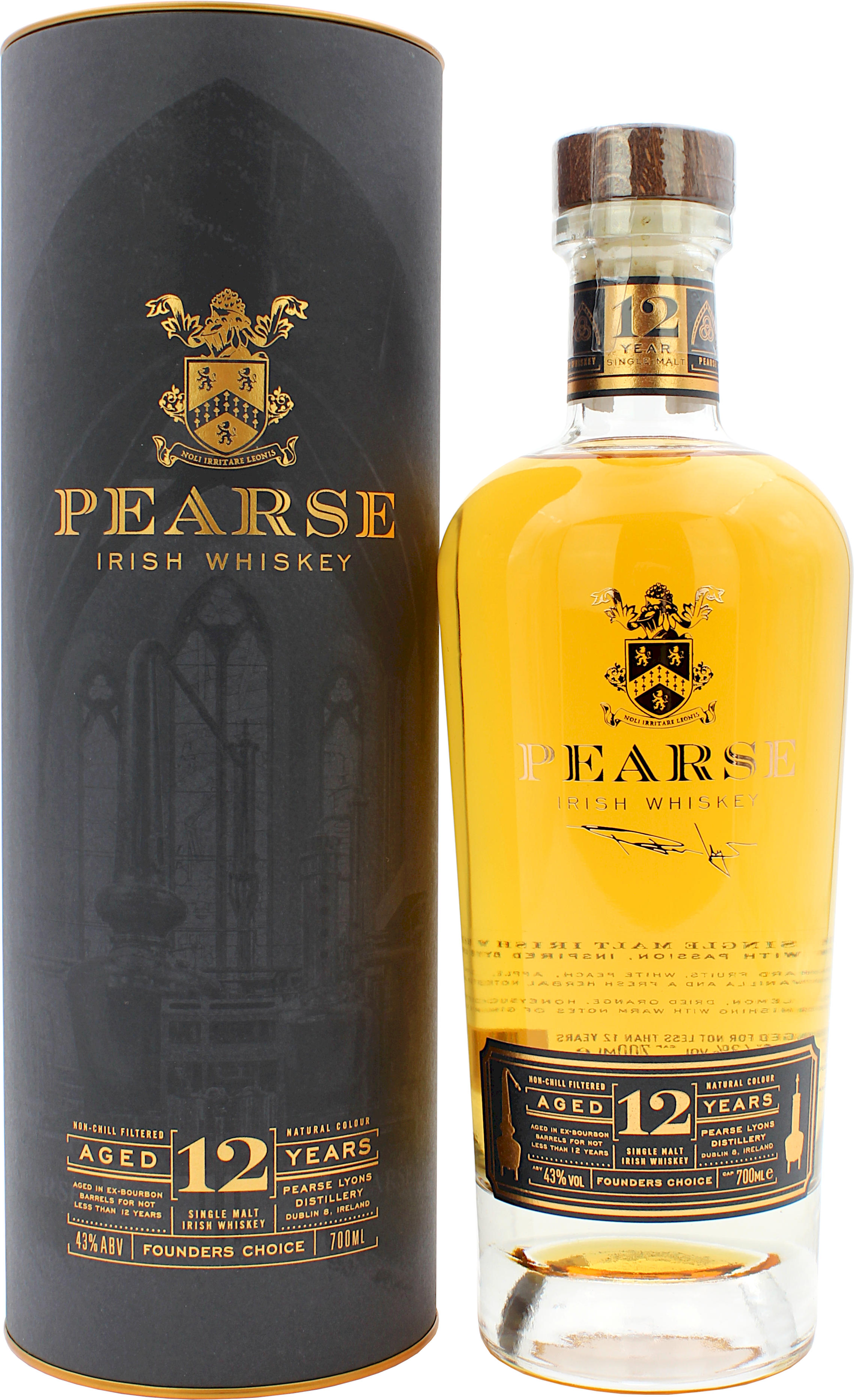 Pearse Lyons 12 Jahre Founders Choice Irish Whiskey 43.0% 0,7l