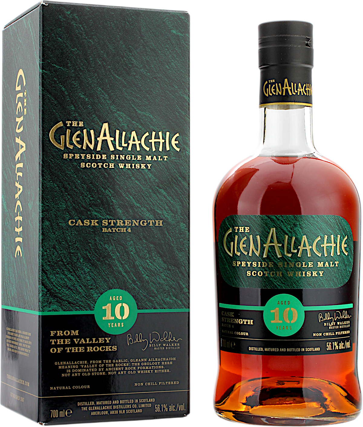 Glenallachie 10 Jahre Cask Strength Batch 4 56.1% 0,7l