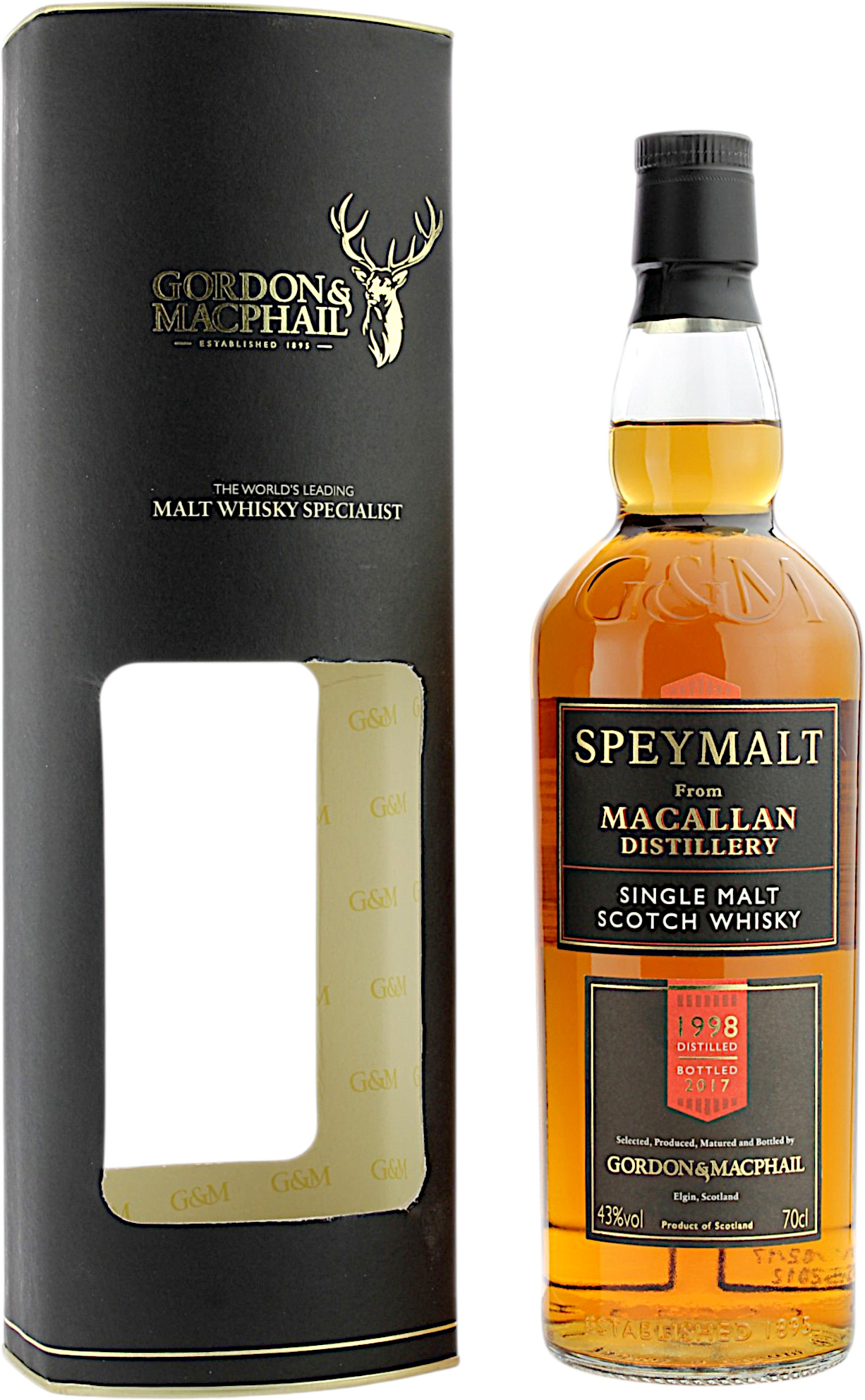 Macallan Speymalt 1998/2017 Gordon & MacPhail 43.0% 0,7l
