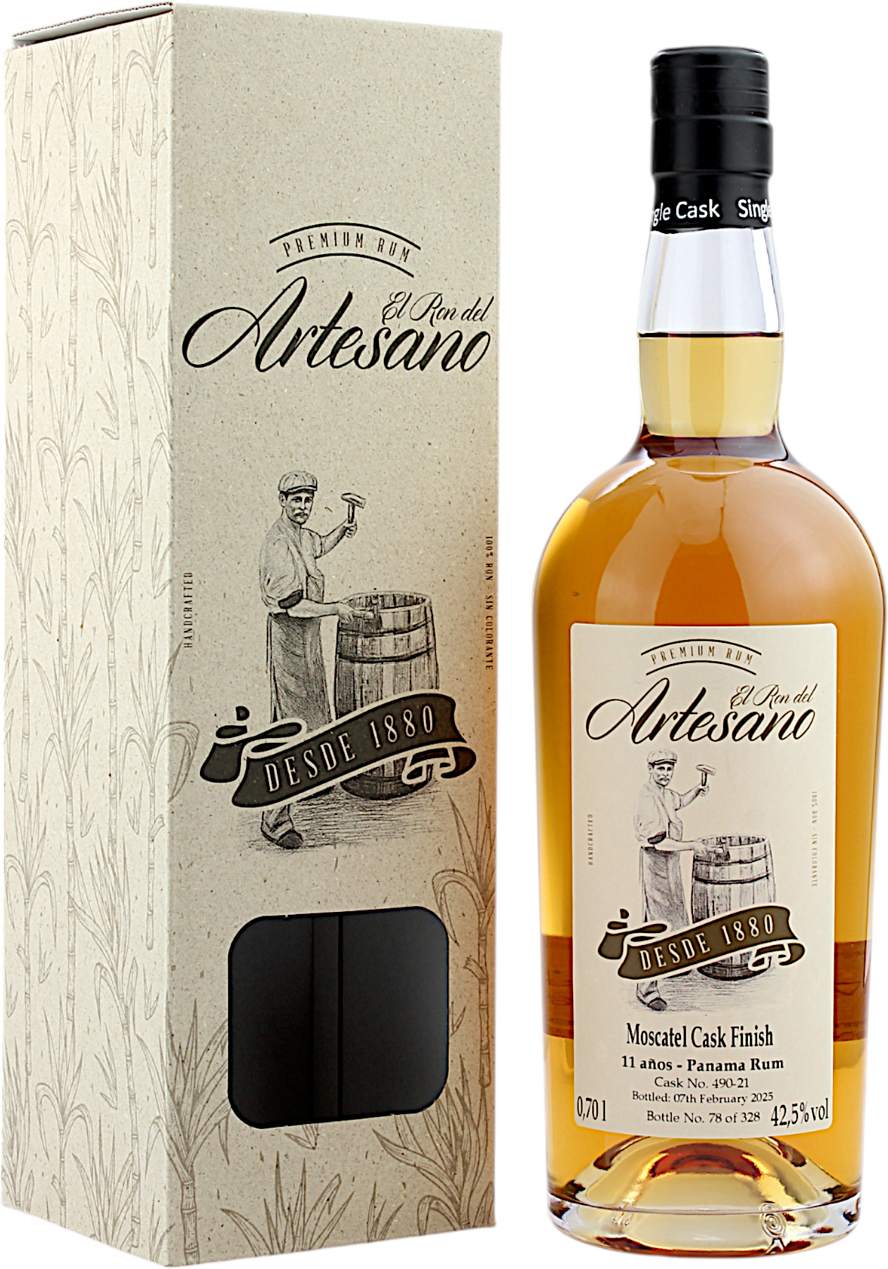 El Ron del Artesano 11 Jahre Moscatel Cask Finish 42.5% 0,7l