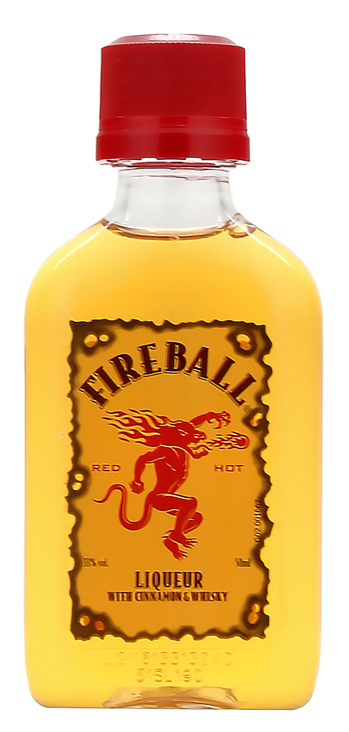 Miniatur Fireball Cinnamon Whiskylikör 33.0% 0,05l