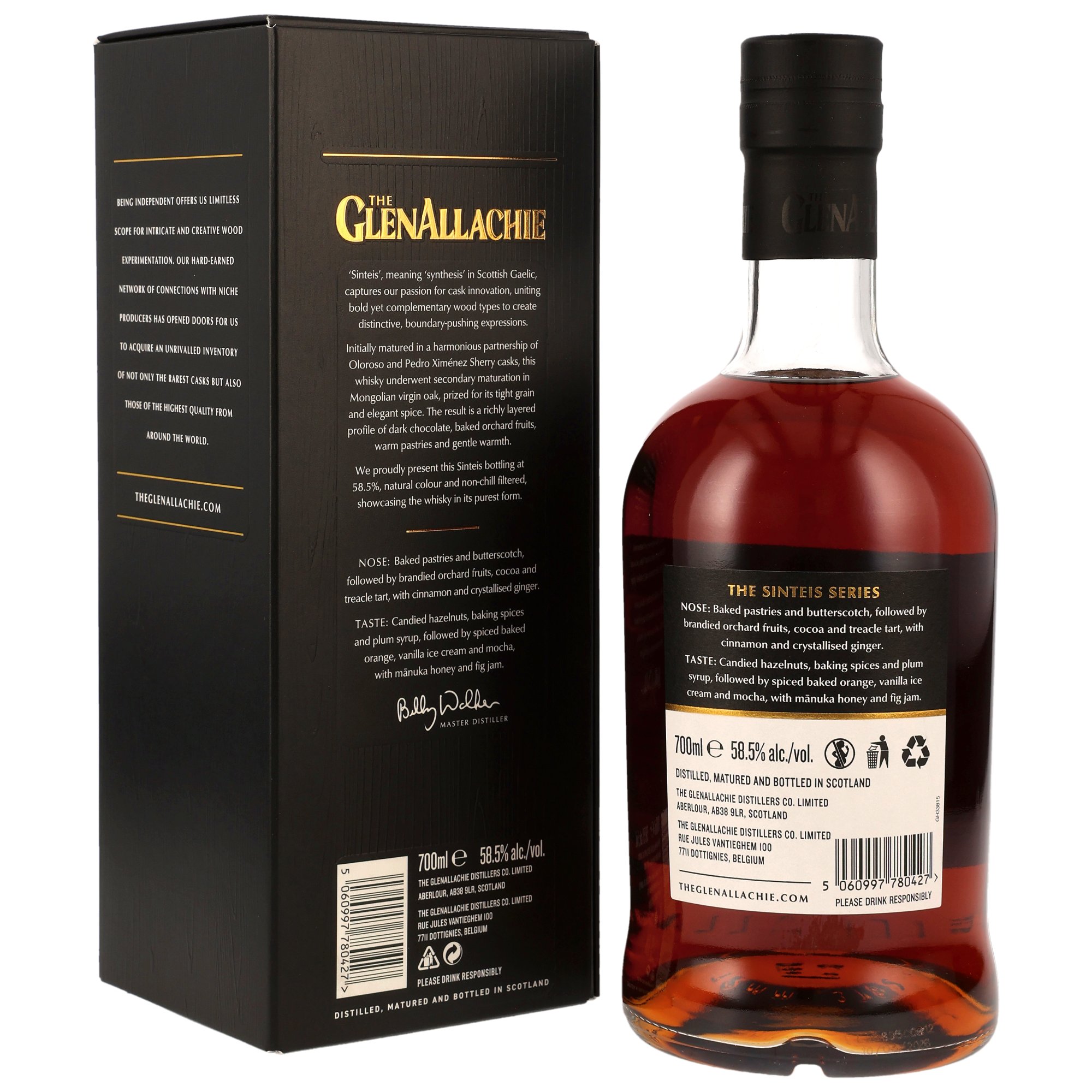 GlenAllachie 10 Jahre 2015/2026 Sinteis Series Part IV Mongolian Virgin Oak, PX & Oloroso Sherry Casks 58.5% – Ansicht 2