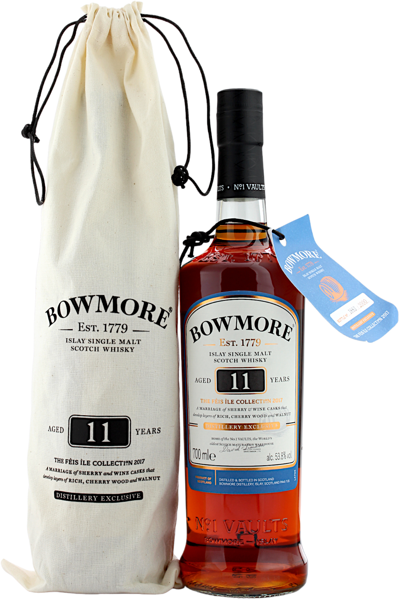 Bowmore 11 Jahre The Feis Ile Collection 2017 53.8% 0,7l