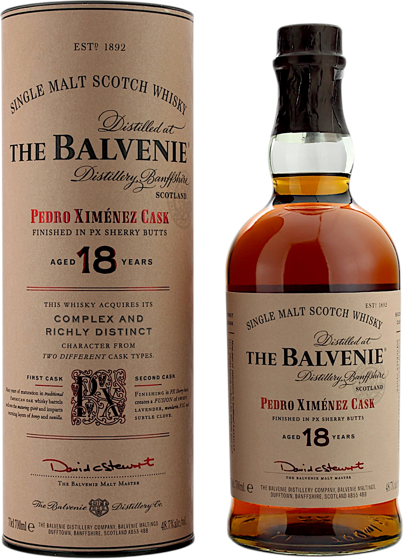 Balvenie 18 Jahre PX Sherry Cask 48.7% 0,7l