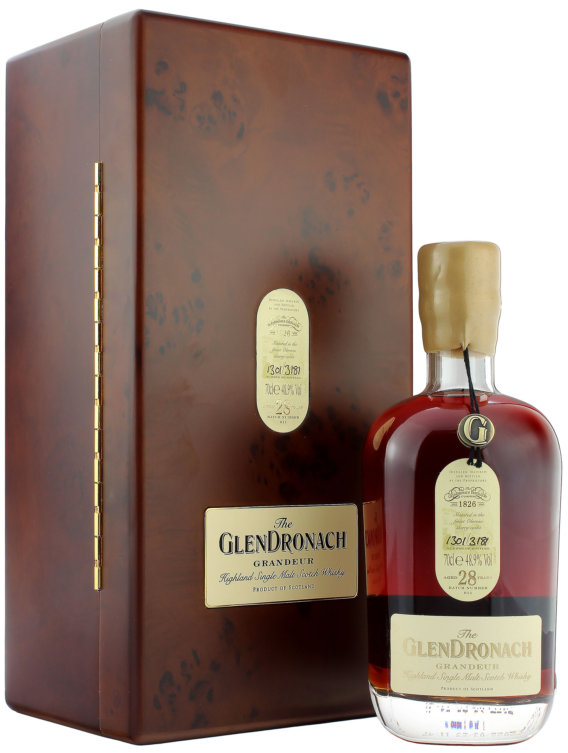 Glendronach Grandeur 28 Jahre Batch #11 48.9% 0,7l