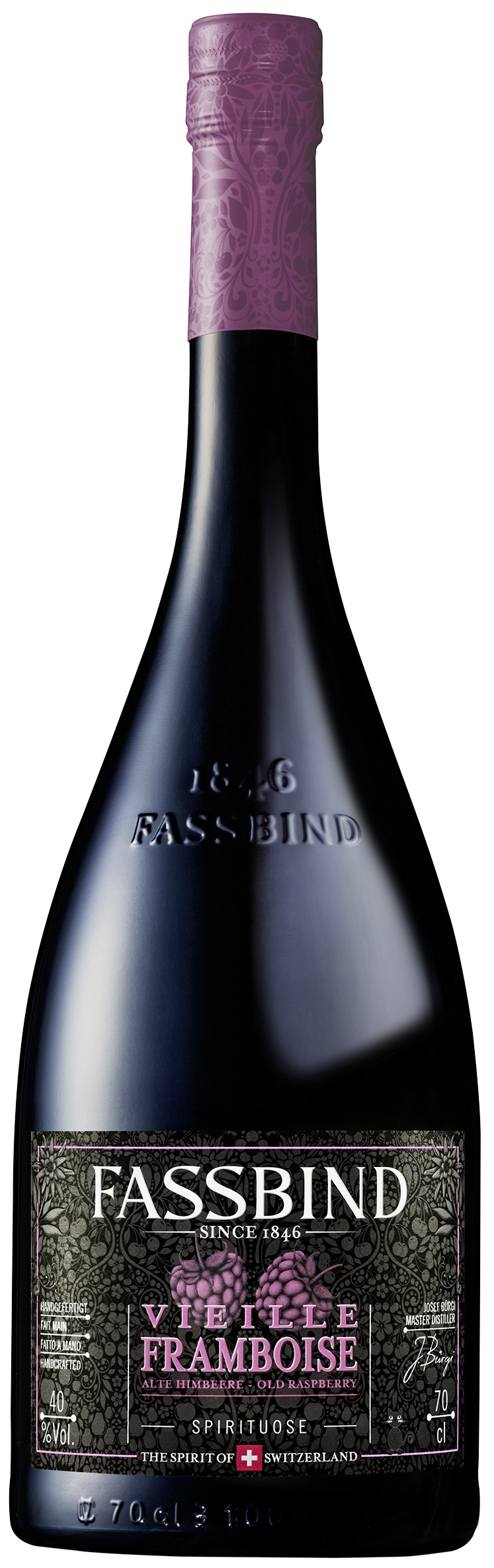 Fassbind Vieille Framboise Barrique - Alte Himbeere 40.0% 0,7l