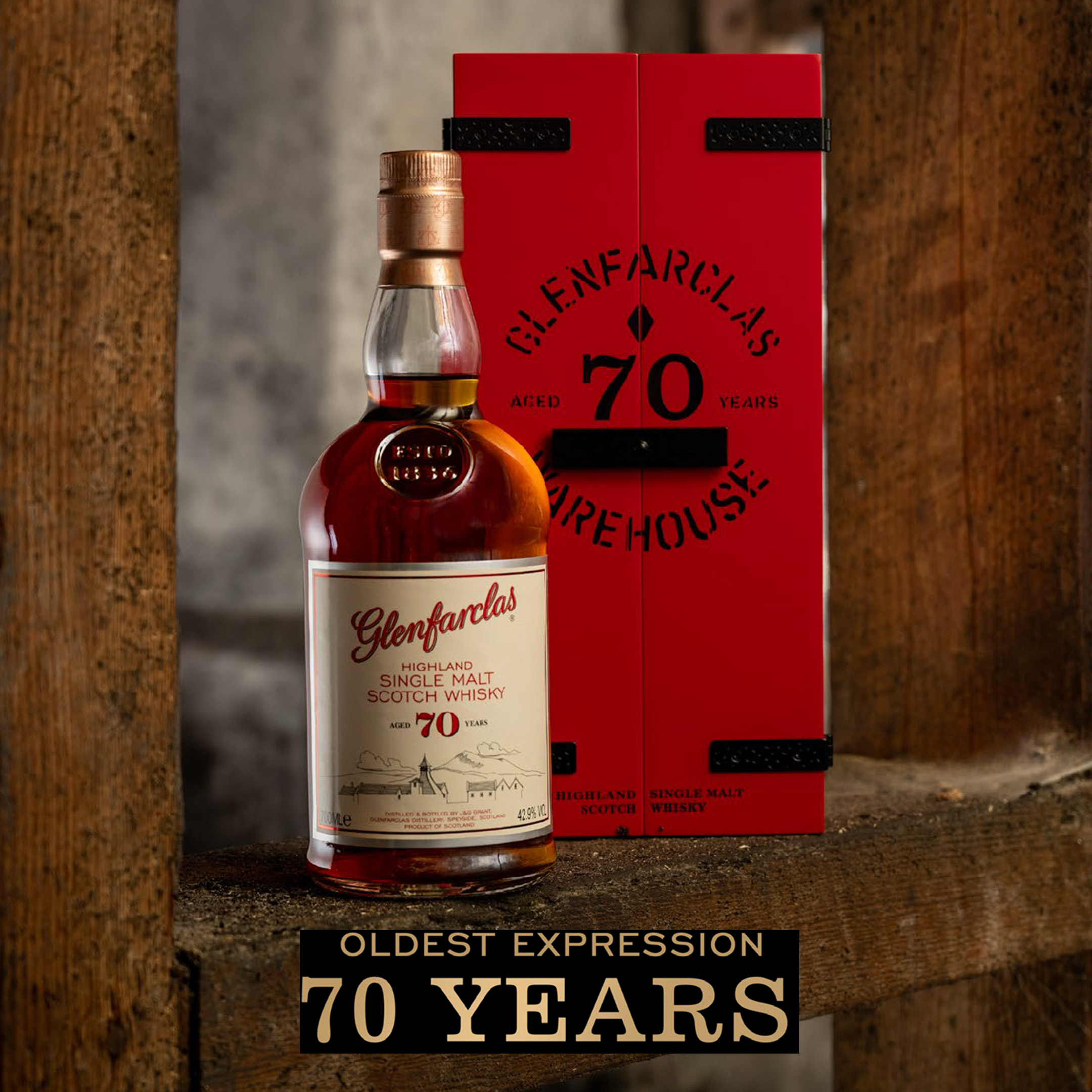 Glenfarclas 70 Jahre Vintage 1953 The Warehouse Collection 42.9 % 0,7l